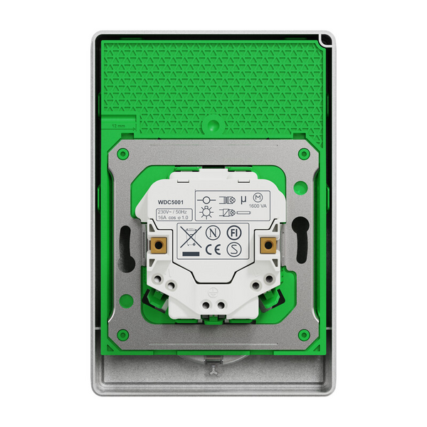 Tuplapistorasia Schneider Electric Wiser Exxact metalli
