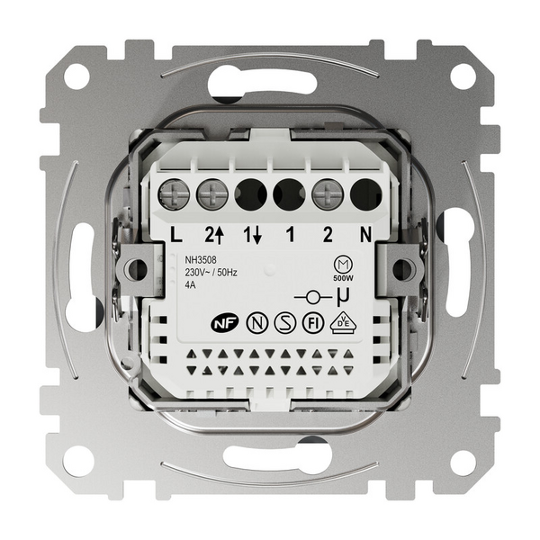 Valonsäädin Schneider Electric Wiser Exxact näppäimillä antrasiitti