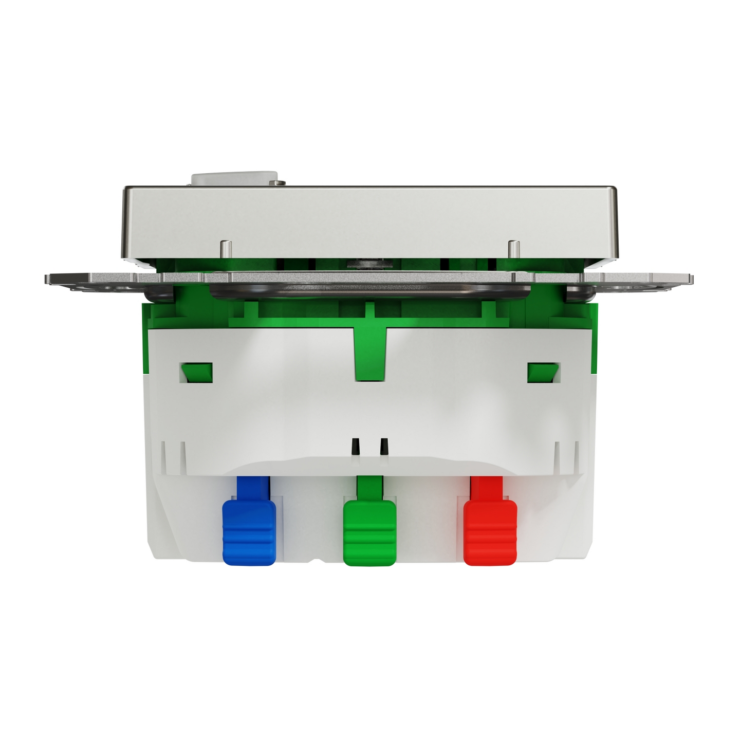 Pistorasia Schneider Electric Wiser Exxact metalli