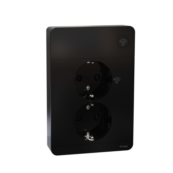 Tuplapistorasia Schneider Electric Wiser Exxact antrasiitti