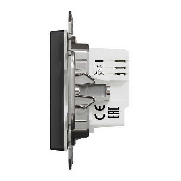 Valonsäädin Schneider Electric Wiser Exxact näppäimillä antrasiitti