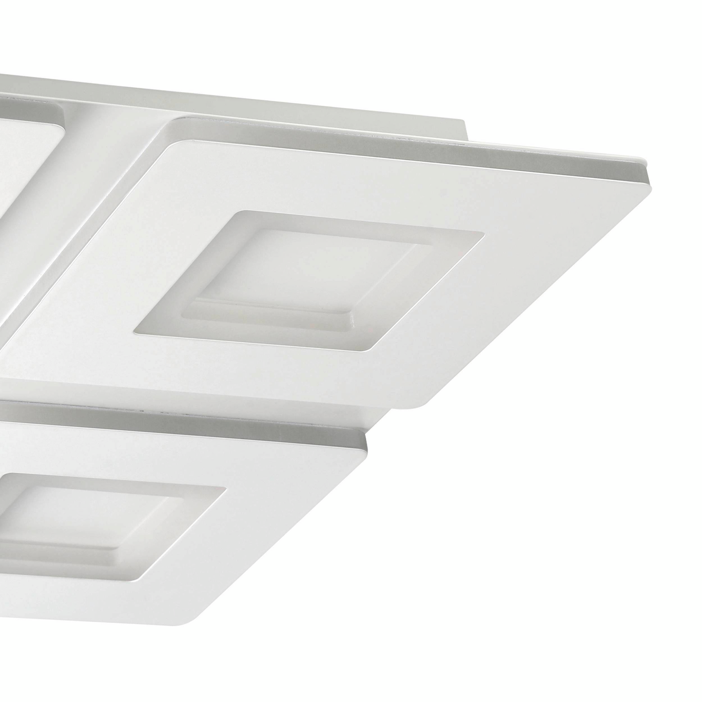Kattovalaisin EGLO connect.z Padrogiano-Z led 4-osainen 26,2W 45x45cm valkoinen