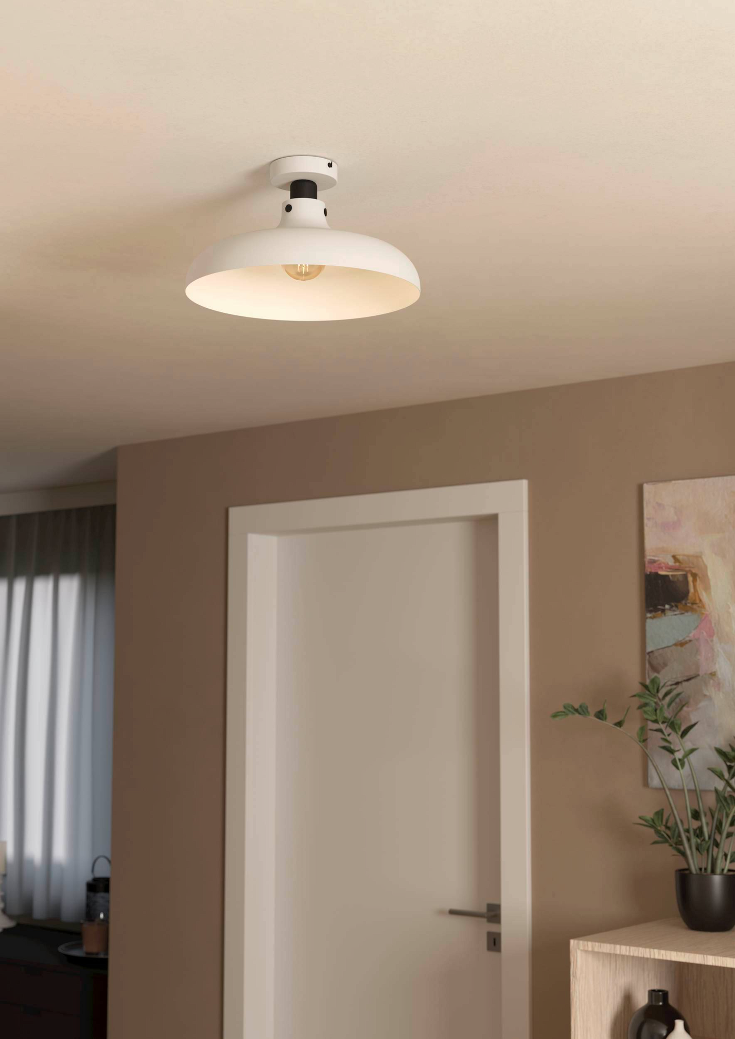 Kattovalaisin EGLO Matlock 40W 38cm harmaa/musta