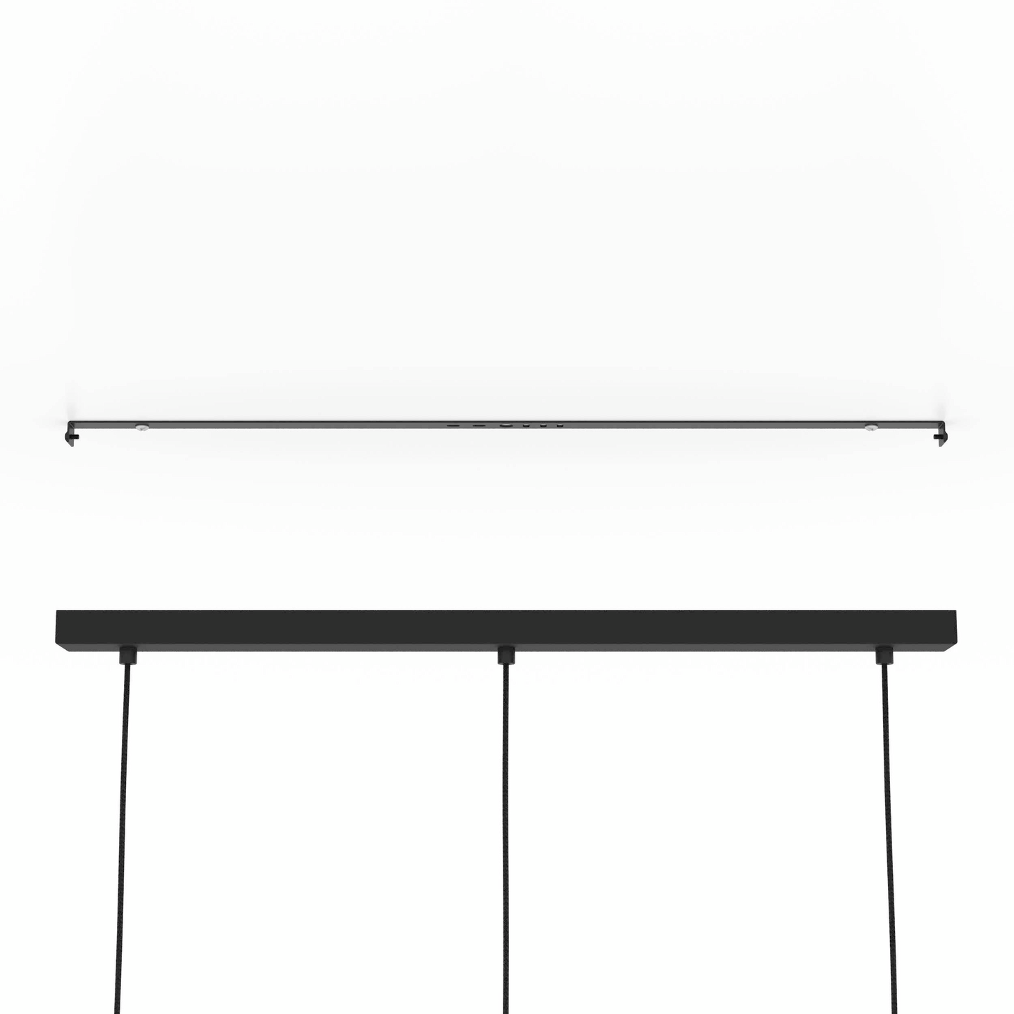 Riippuvalaisin EGLO Bramerton 3-osainen 3x40W 81x12cm puu/musta