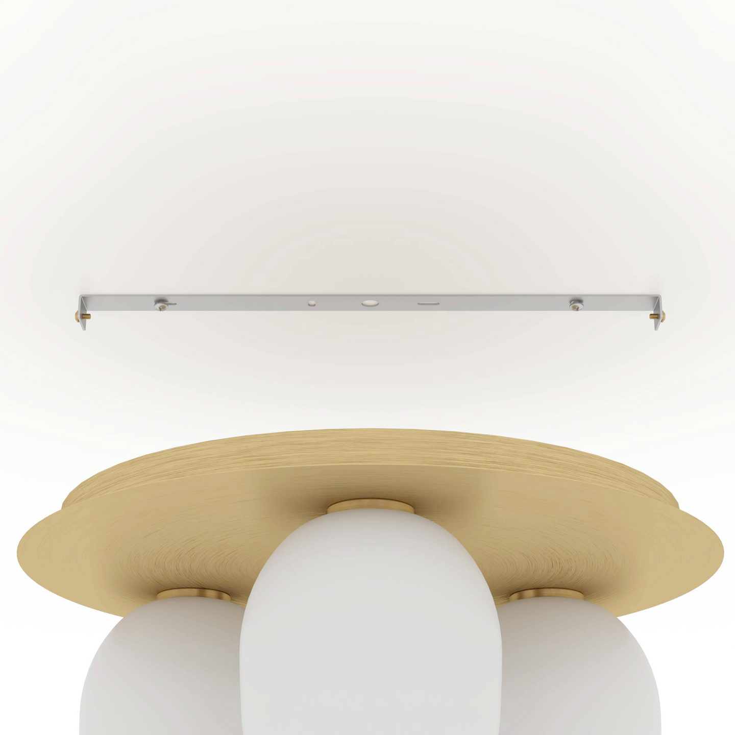 Kattovalaisin EGLO Manzanares lasi/messinki