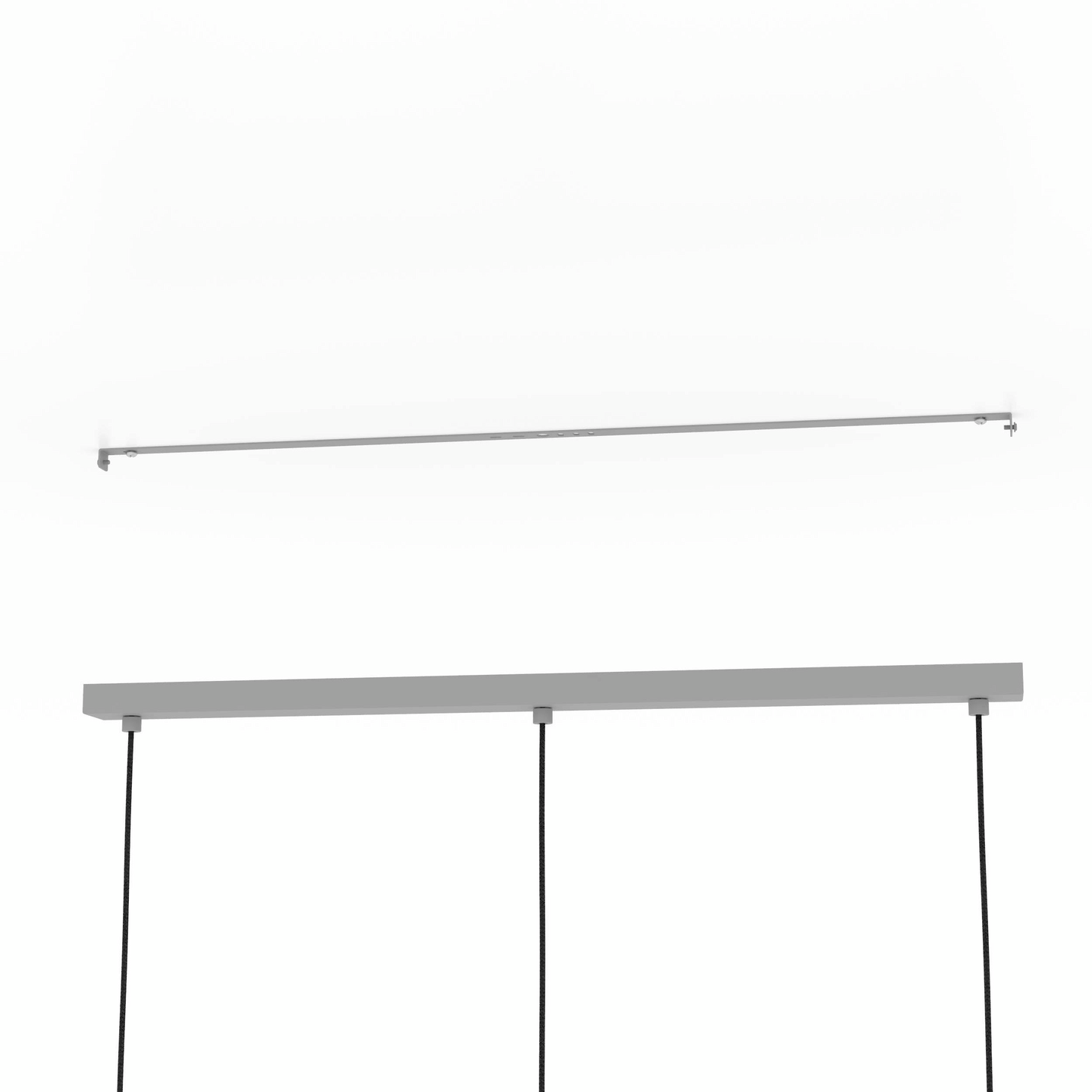 Riippuvalaisin EGLO Twicken 3-osainen 3x40W 92x22cm harmaa/kulta