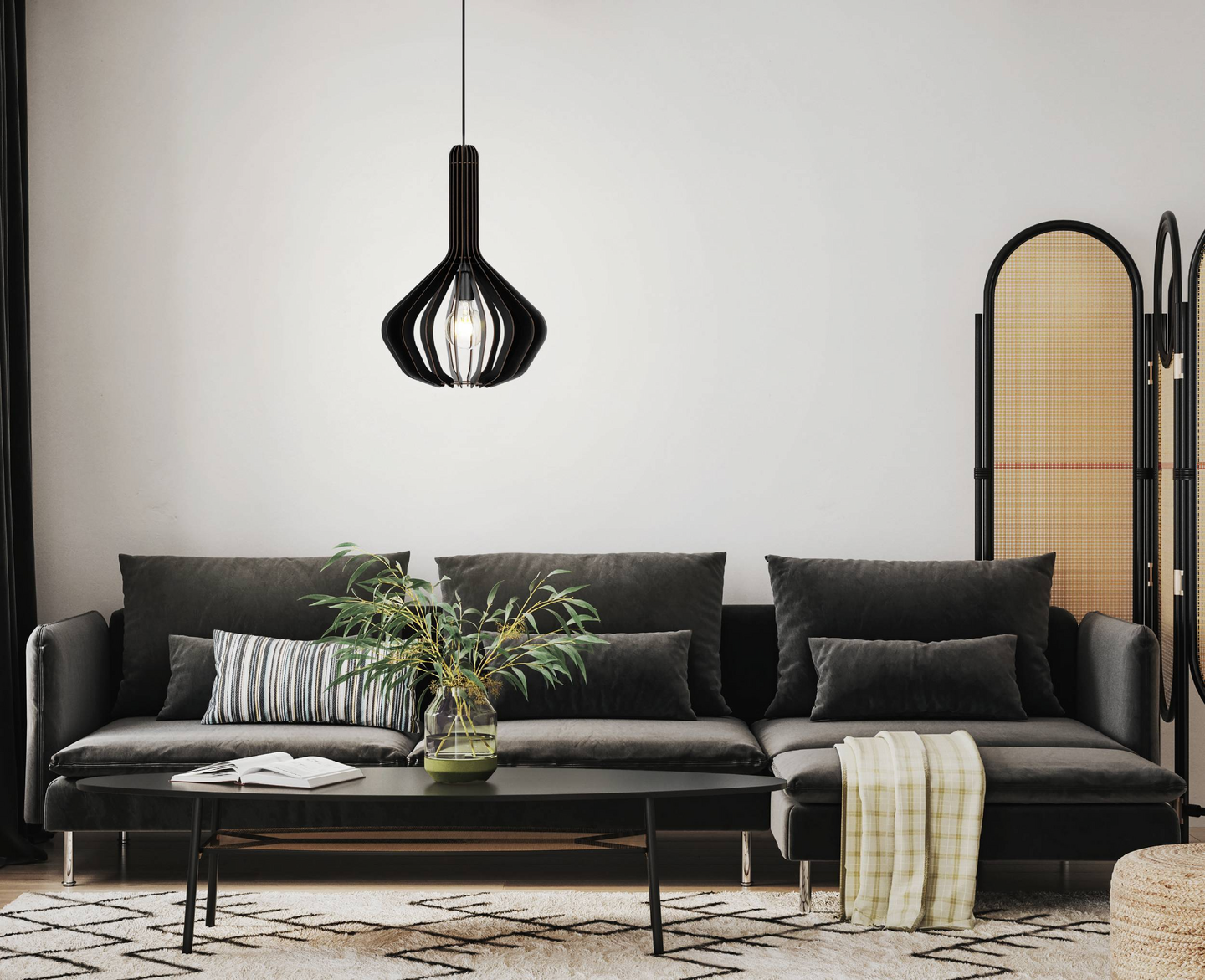 Riippuvalaisin EGLO Velasco 40W 38cm musta