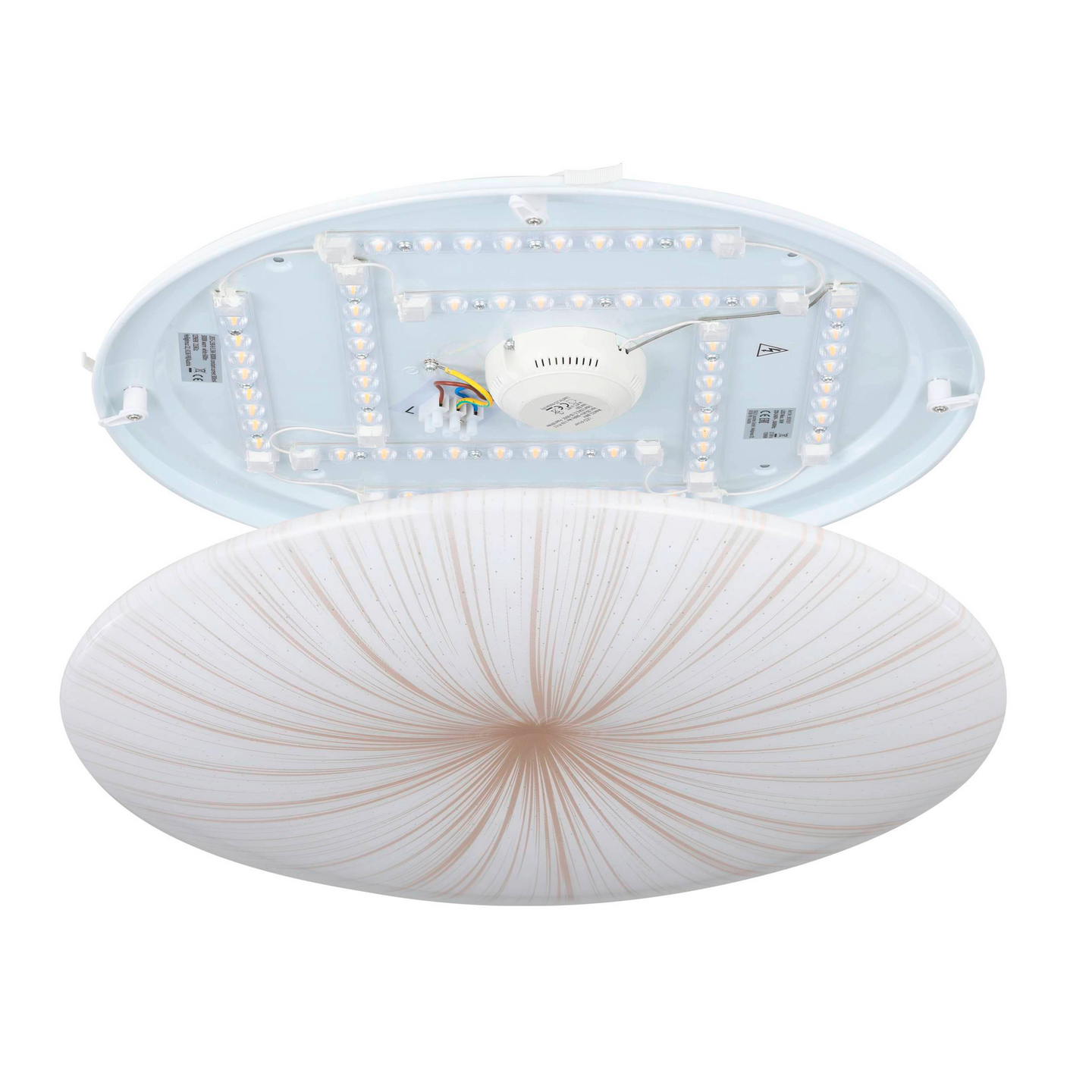 Plafondi EGLO Nieves 1 led 7x4,4W 51cm valkoinen/kulta