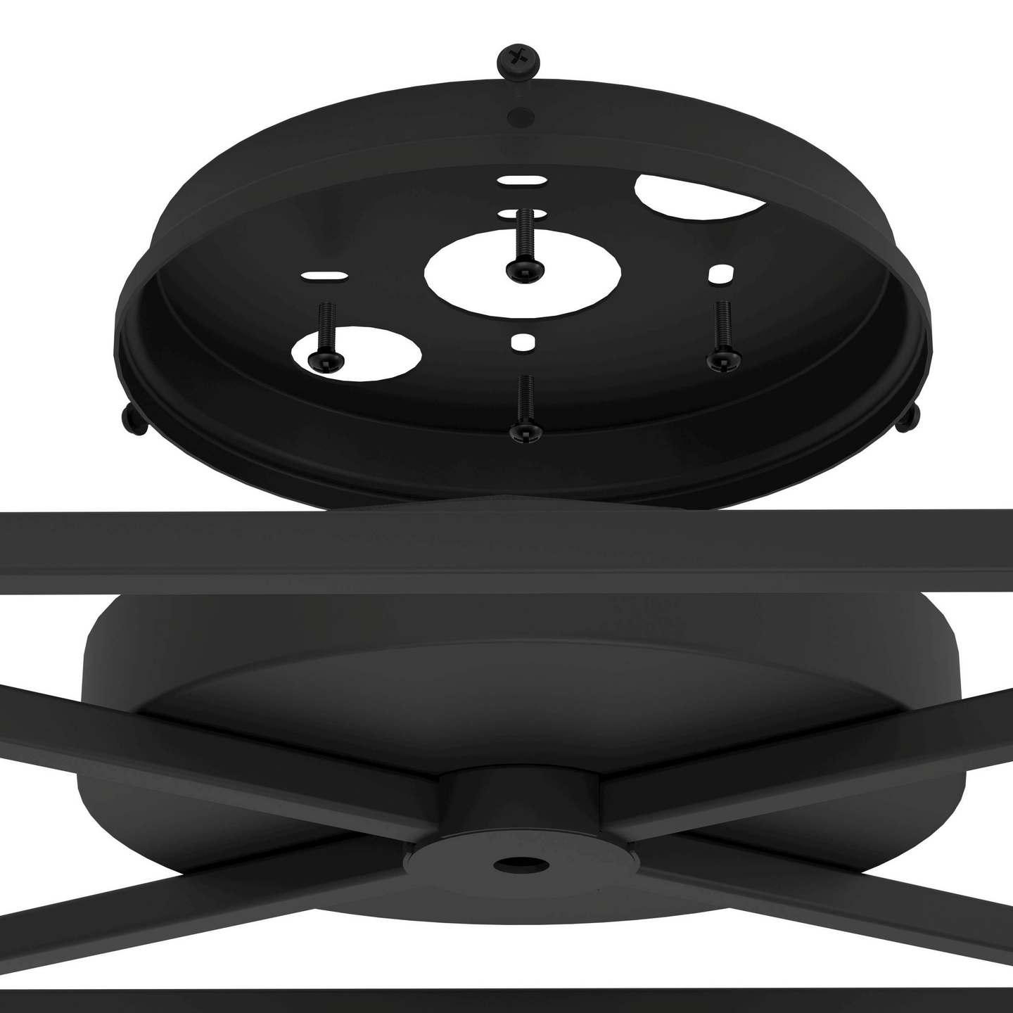 Kattovalaisin EGLO Speke 11-osainen 11x40W 156x31cm musta