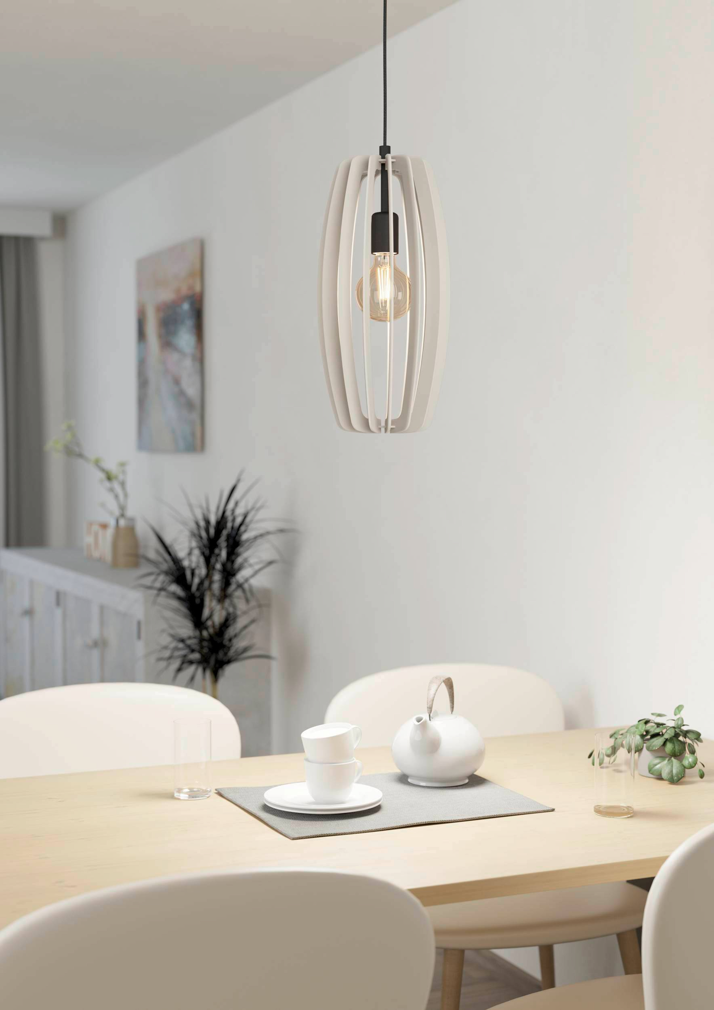 Riippuvalaisin EGLO Bajazzara 40W Ø26cm harmaa/musta