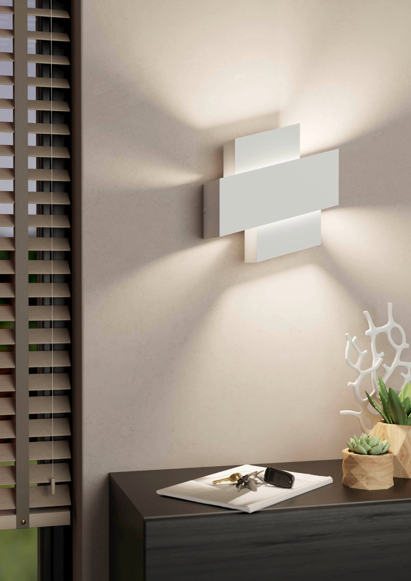 Seinävalaisin EGLO Timparossa 40W 25,5x22cm valkoinen