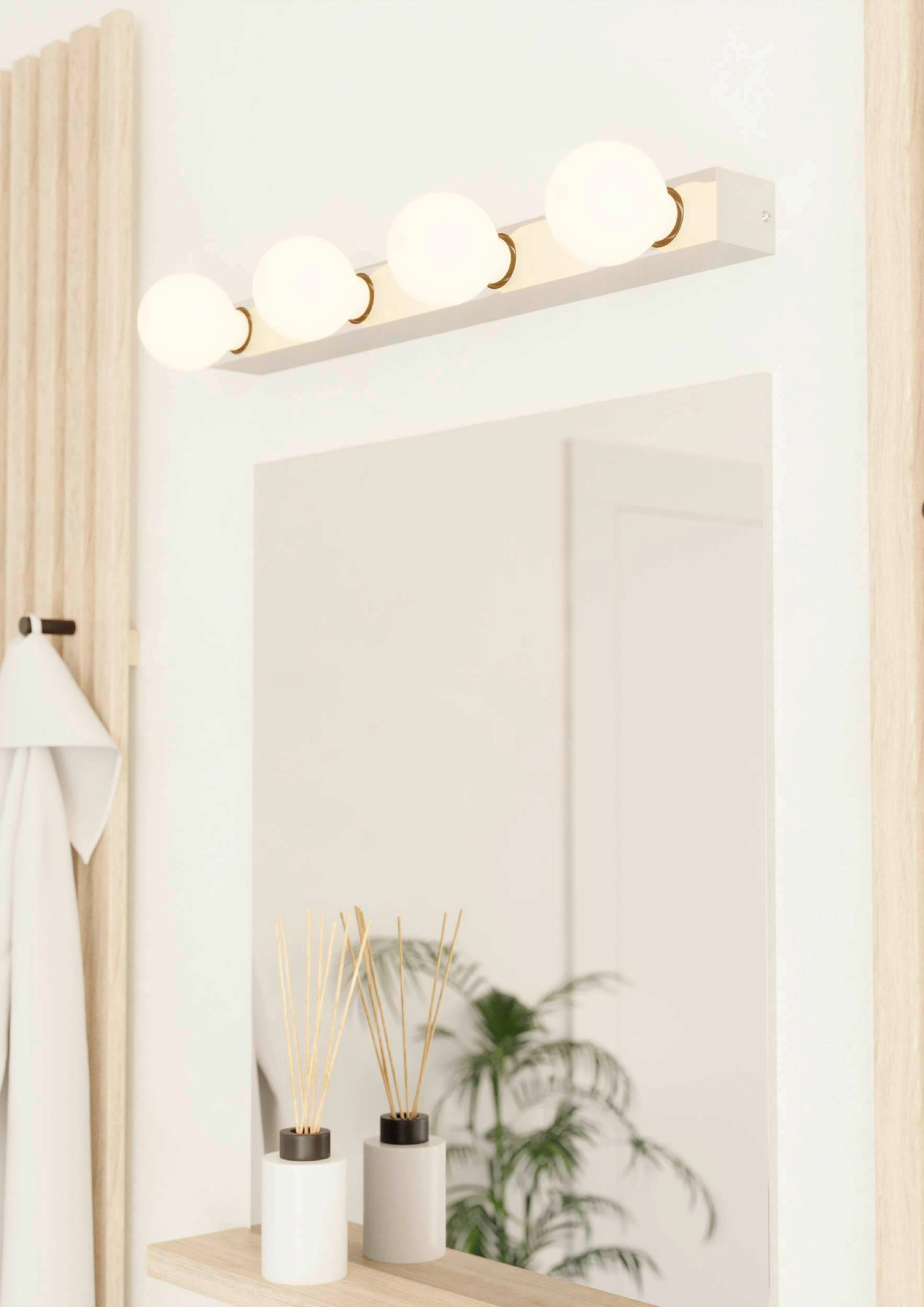 Seinävalaisin EGLO Guanal 4x40W 60x5x6cm kromi