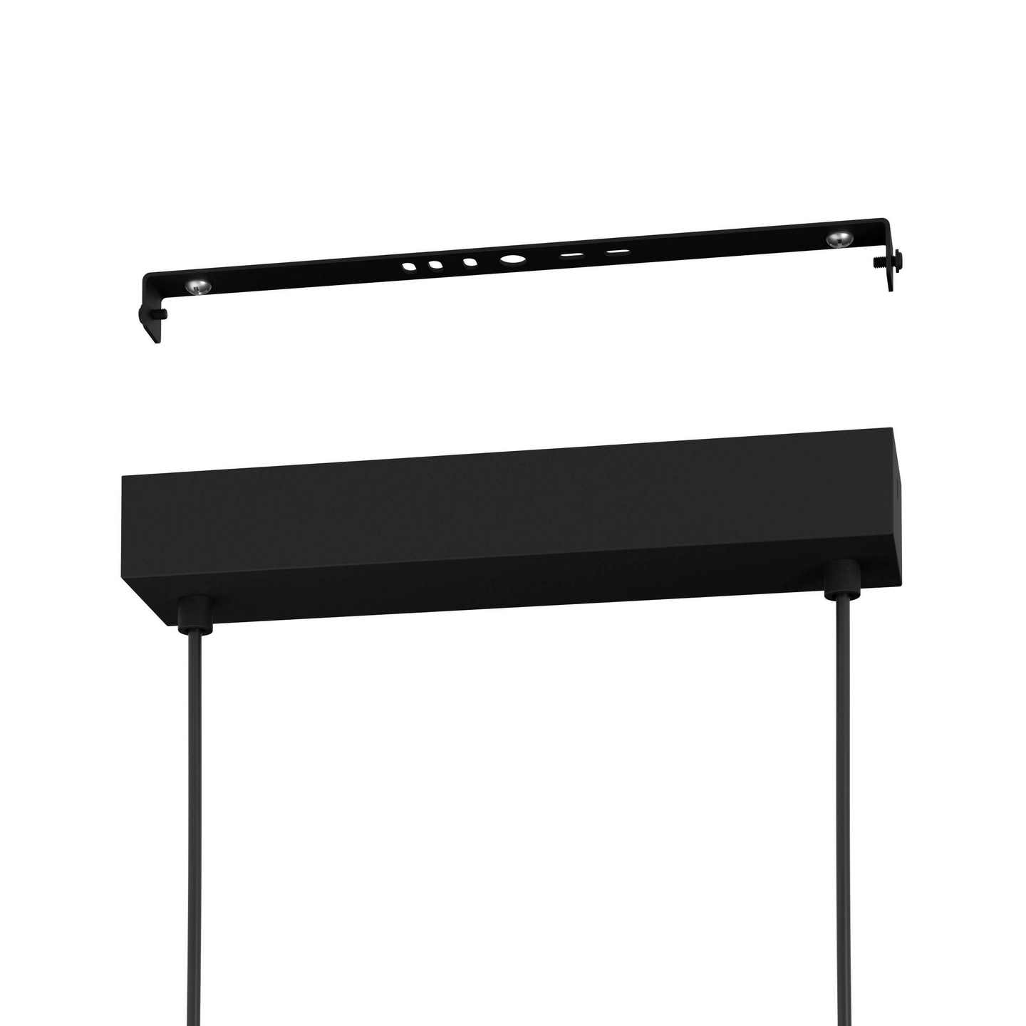 Riippuvalaisin EGLO Caranacoa led 3-osainen 3x9W 78x23cm musta/valkoinen