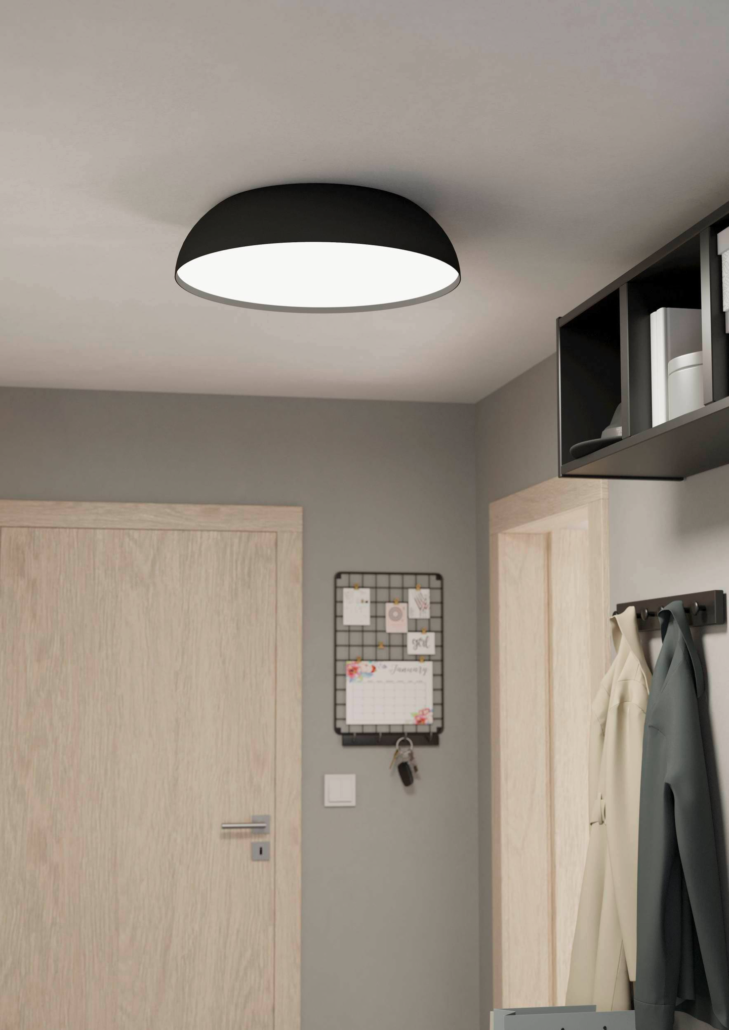 Kattovalaisin EGLO connect.z Tollos-Z led 3x11W 55cm musta/valkoinen