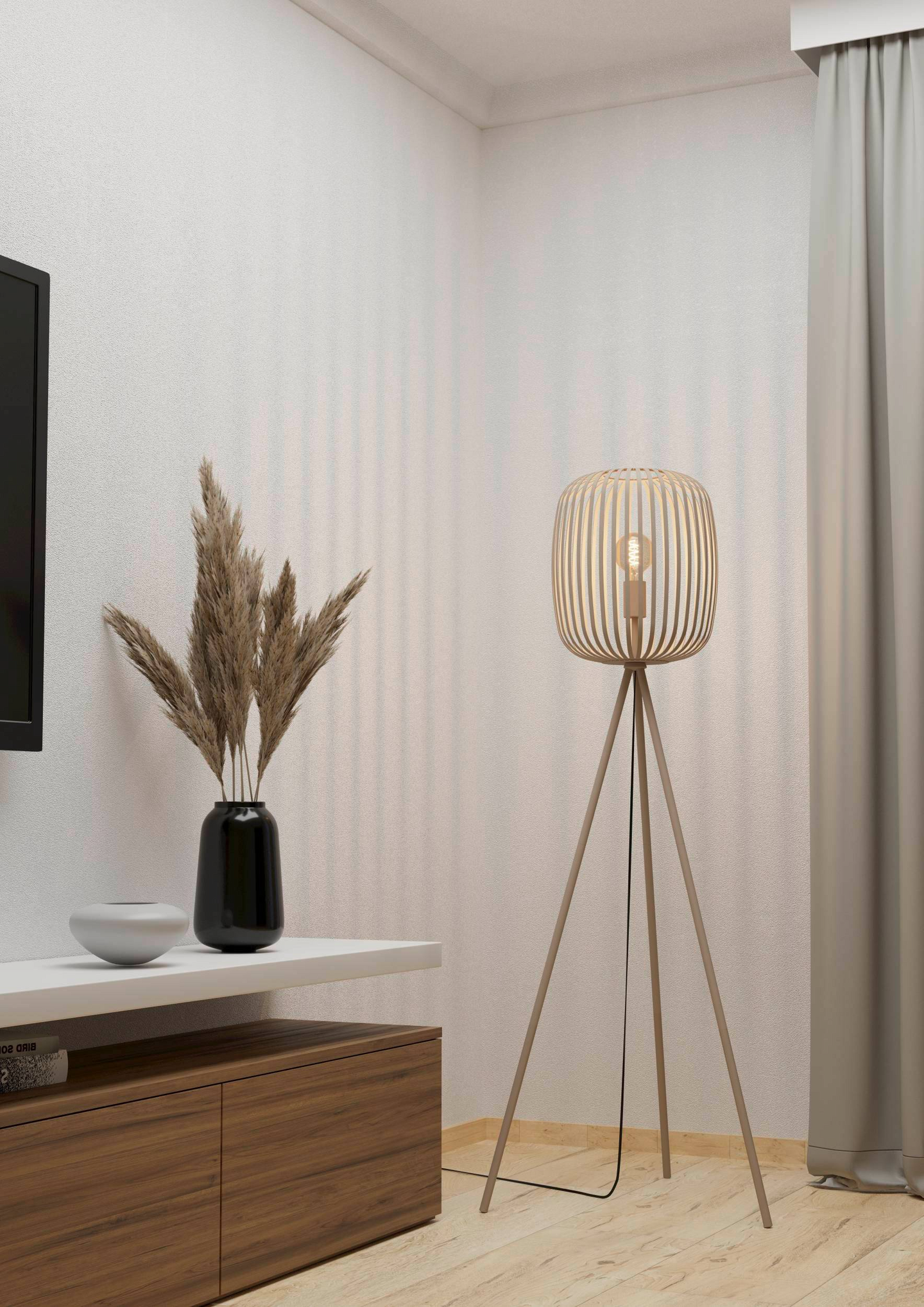 Lattiavalaisin EGLO Romazzina 40W 32,5x140,5cm hiekka