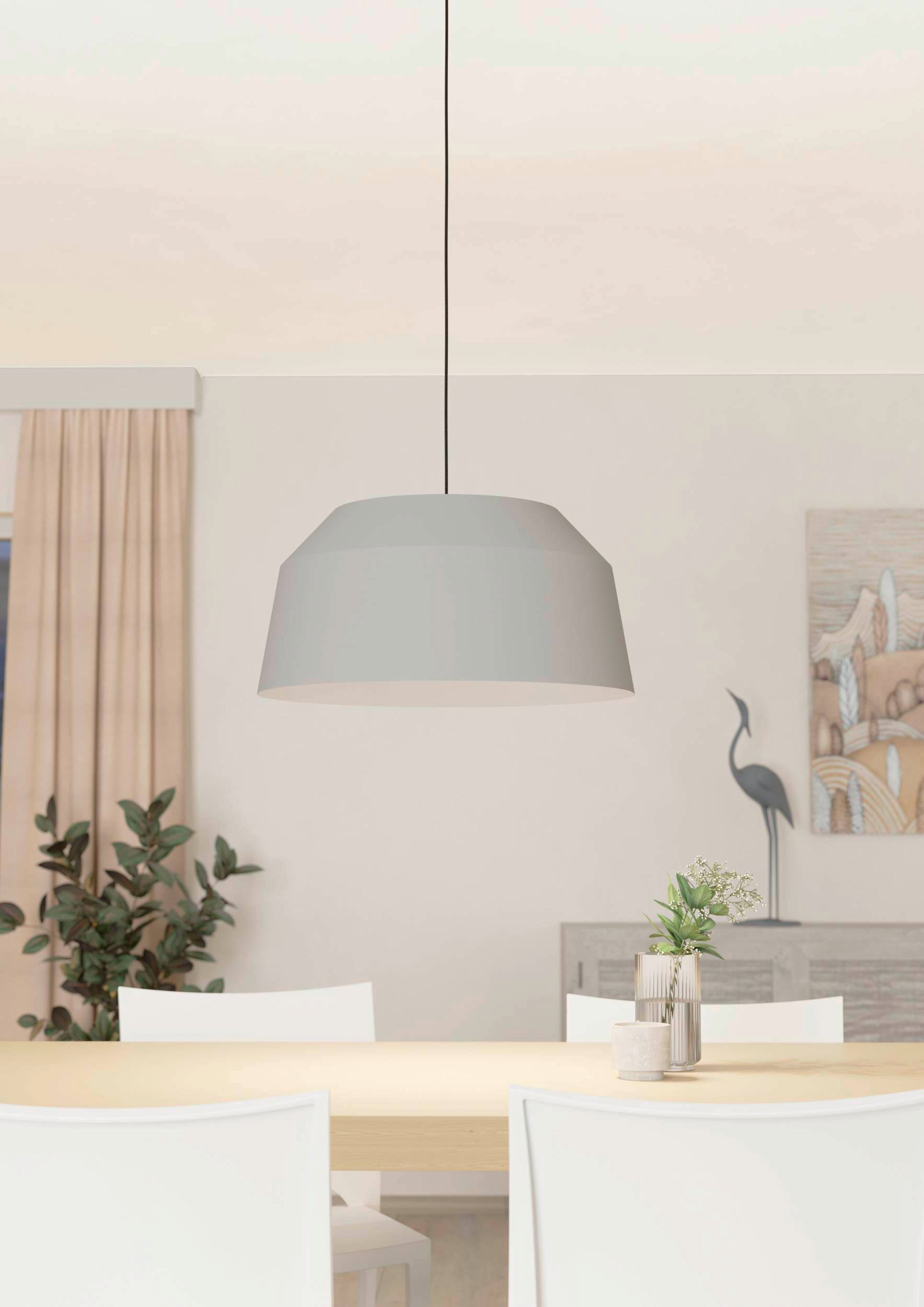 Riippuvalaisin EGLO Contrisa 40W 52cm harmaa