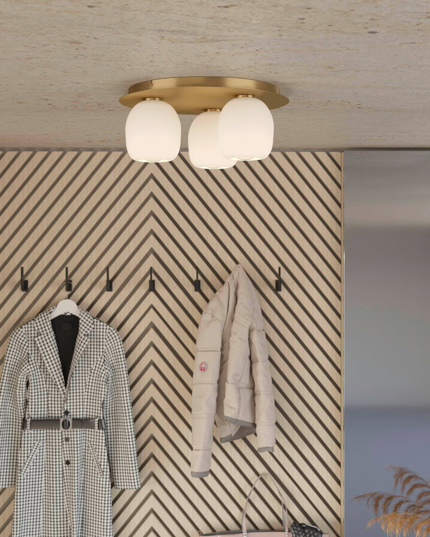 Kattovalaisin EGLO Manzanares lasi/messinki