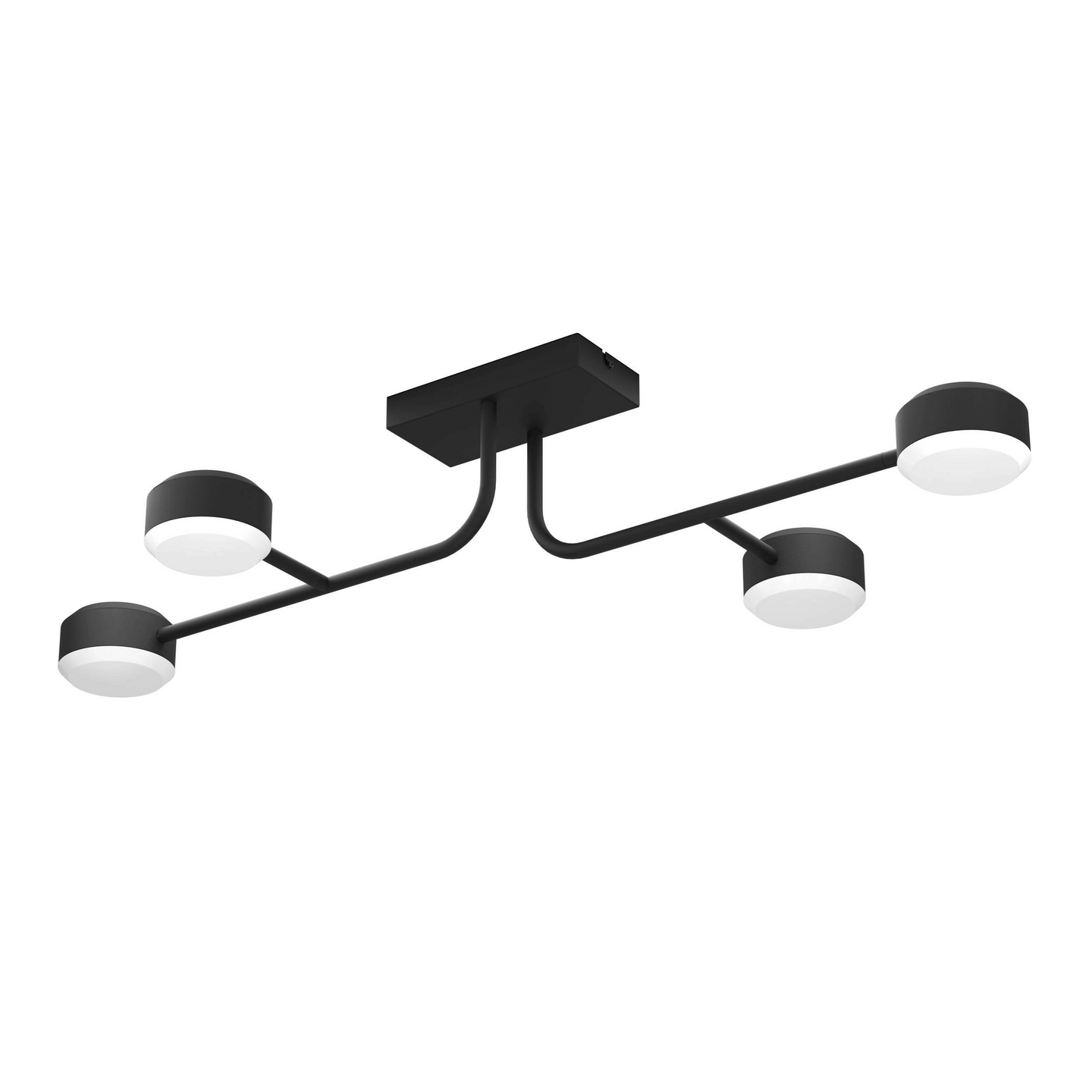 Kattovalaisin EGLO Clavellina led 4x6,8W 89x46,5cm musta/valkoinen