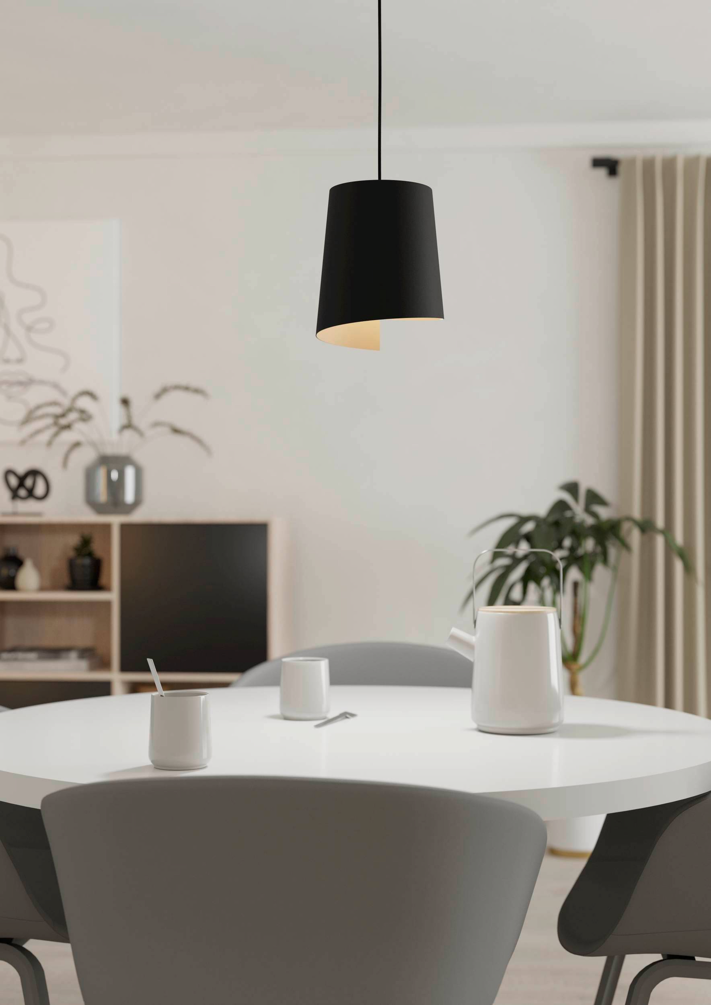 Riippuvalaisin EGLO Bolivia 40W 18cm musta/hiekka