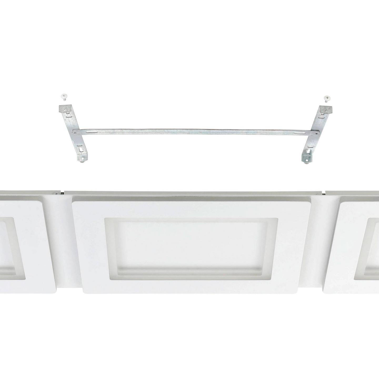 Kattovalaisin EGLO connect.z Padrogiano-Z led 3-osainen 42,5W 120x30cm valkoinen