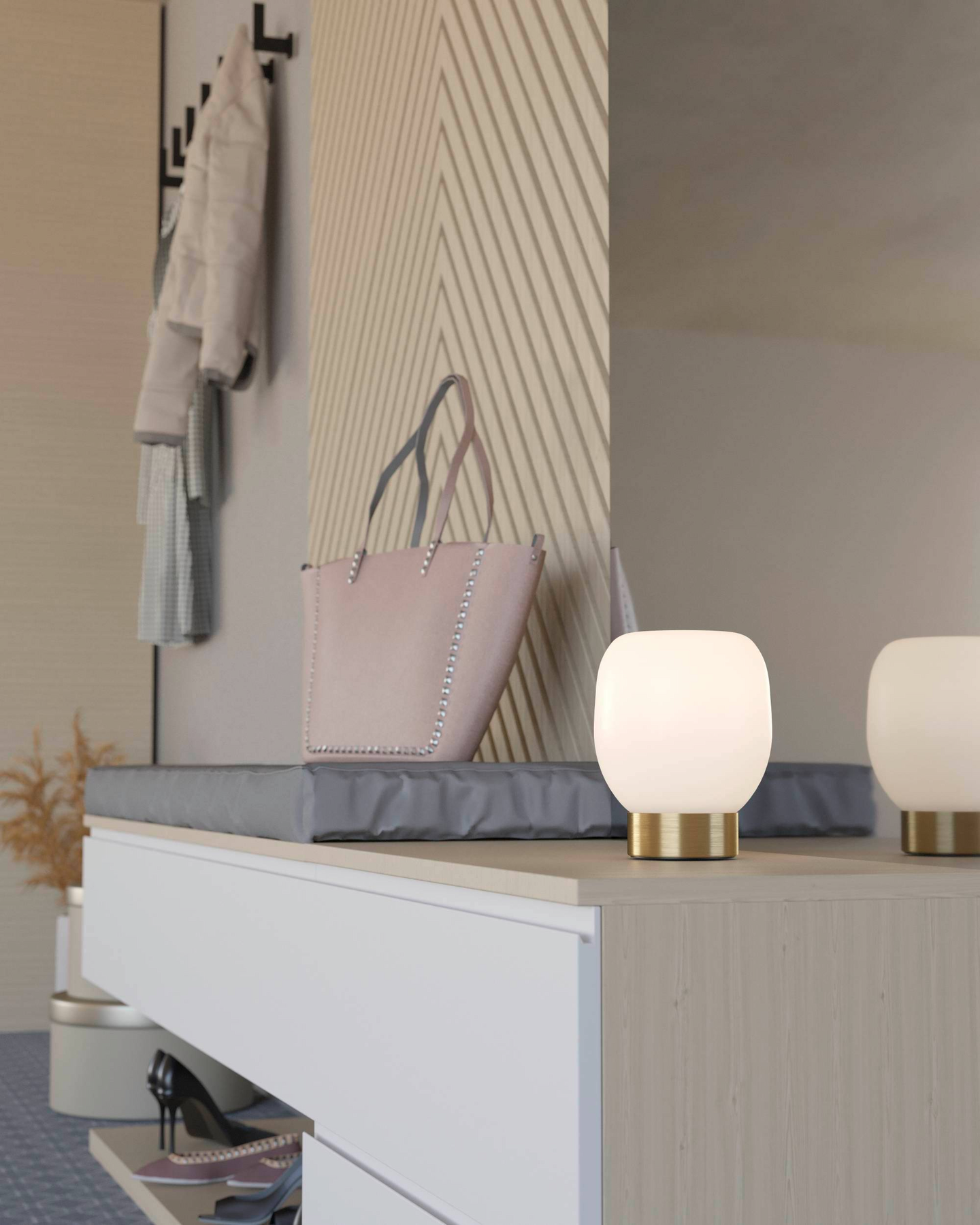 Pöytävalaisin EGLO Manzanares lasi/messinki