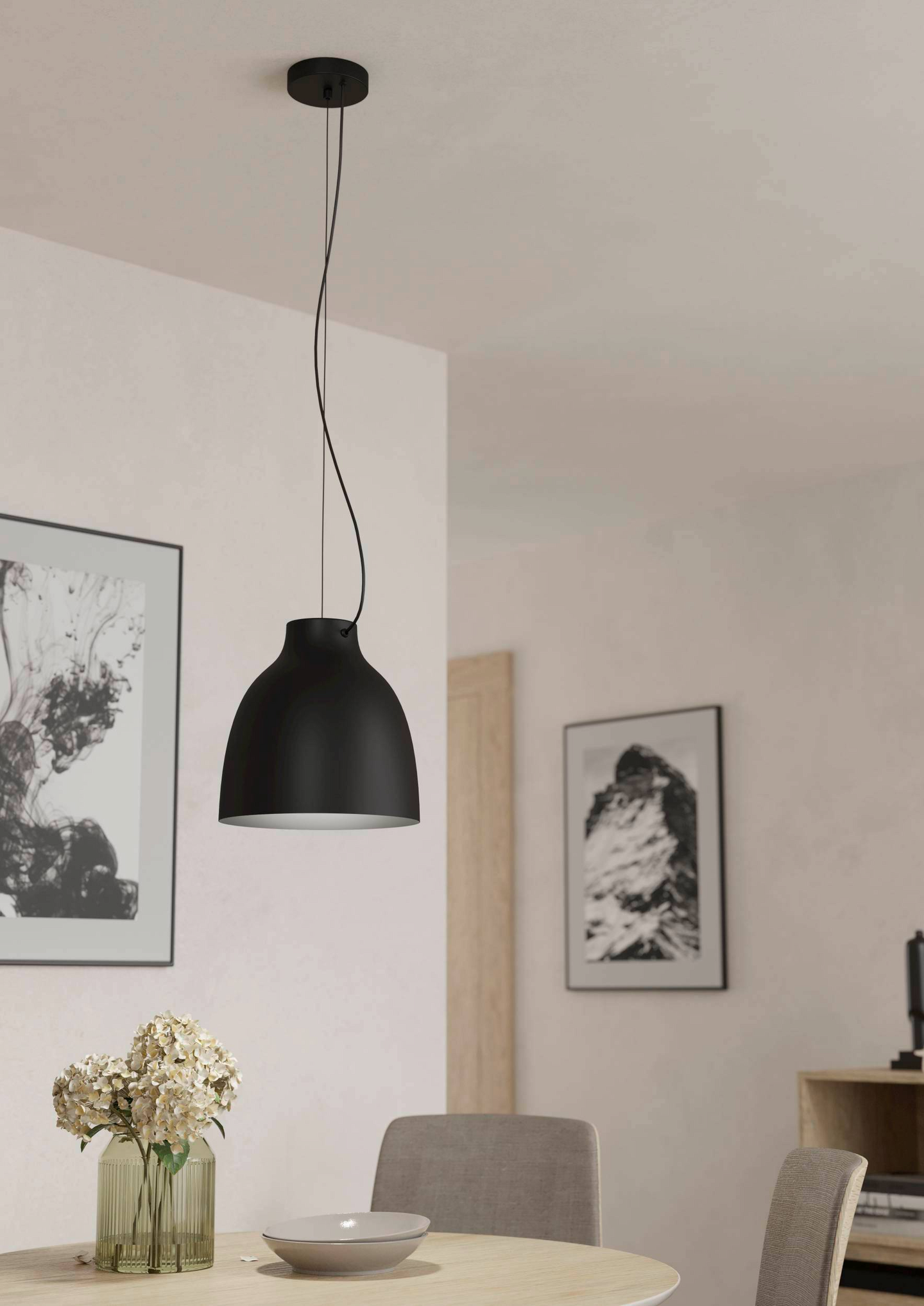 Riippuvalaisin EGLO Camasca 40W 28cm musta