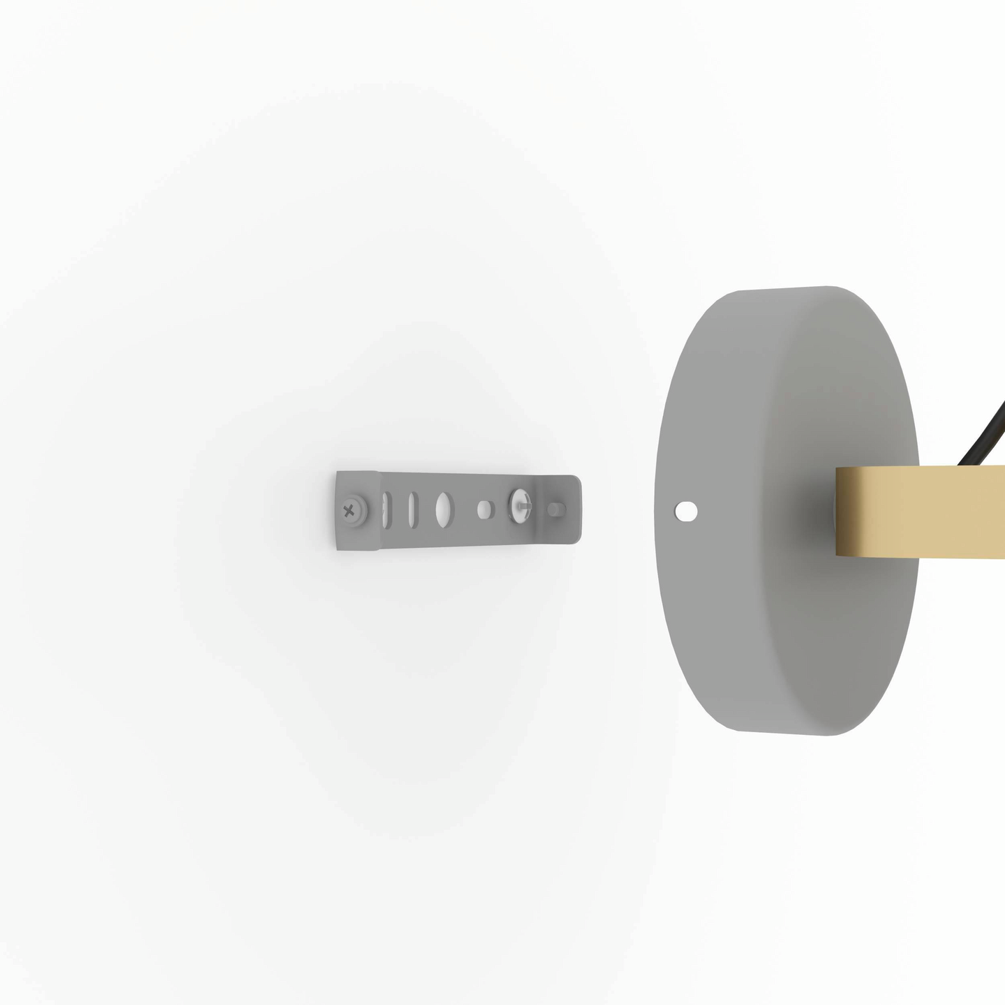 Spottivalaisin EGLO Twicken 40W 18x15x20cm harmaa/kulta