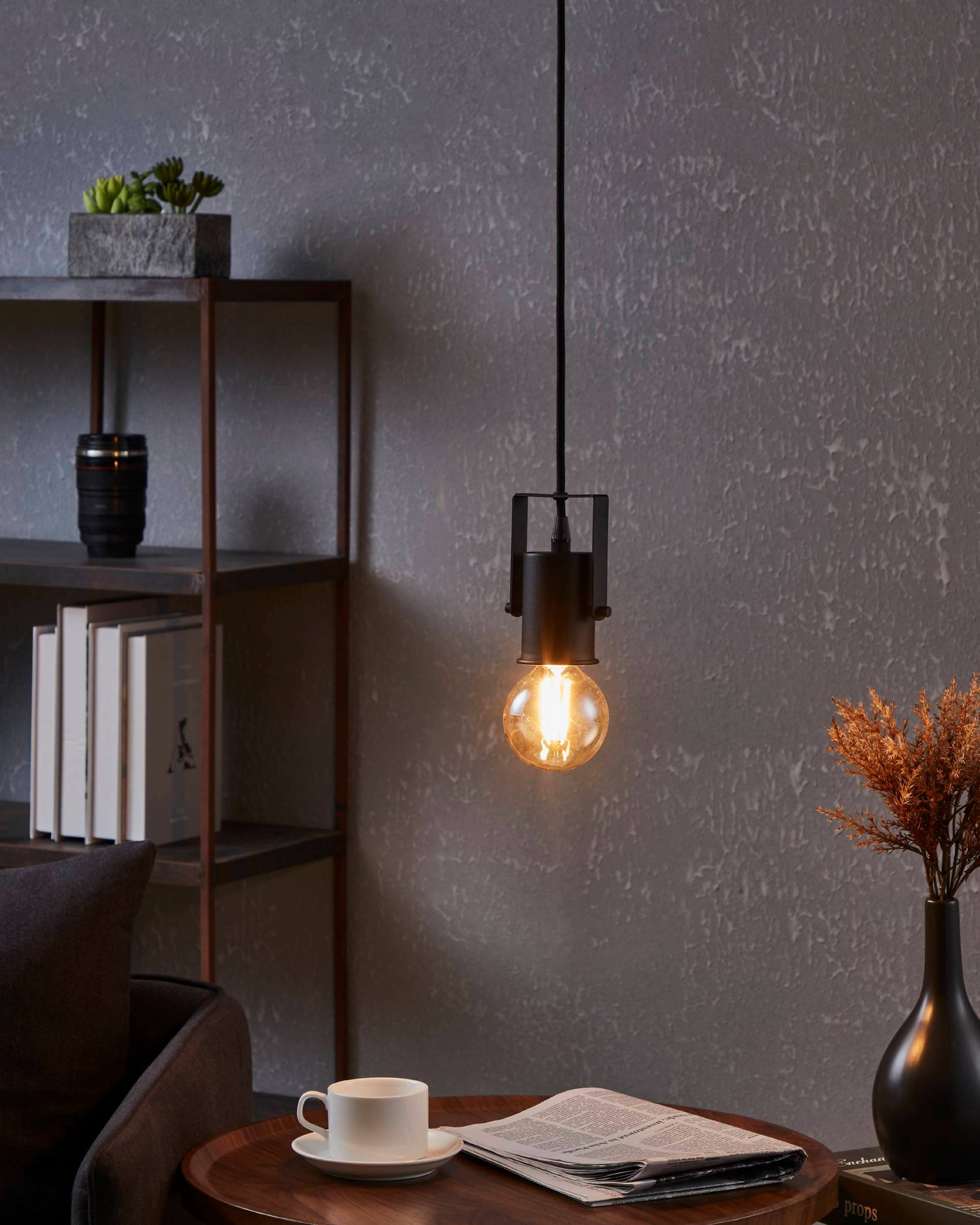 Riippuvalaisin EGLO Calari 40W 9,5x6,5cm musta