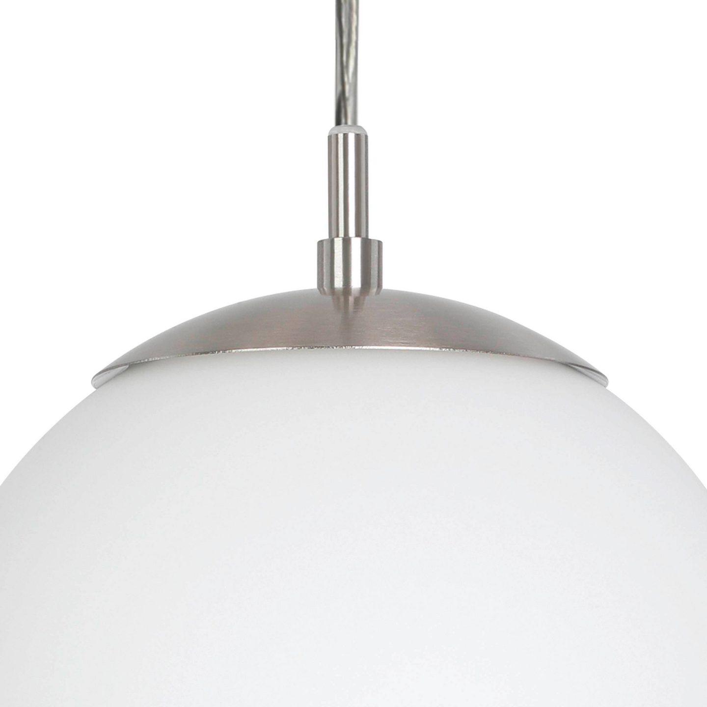 Riippuvalaisin EGLO Rondo 3x40W 96x20cm nikkeli/mattavalkoinen