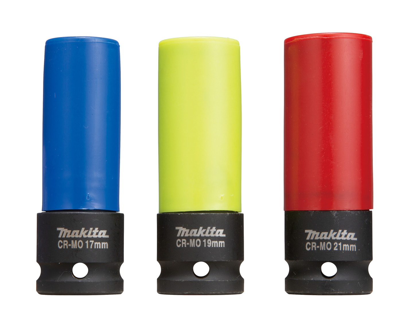 Voimahylsylajitelma Makita 1/2in 86mm muovisuojuksella 3kpl