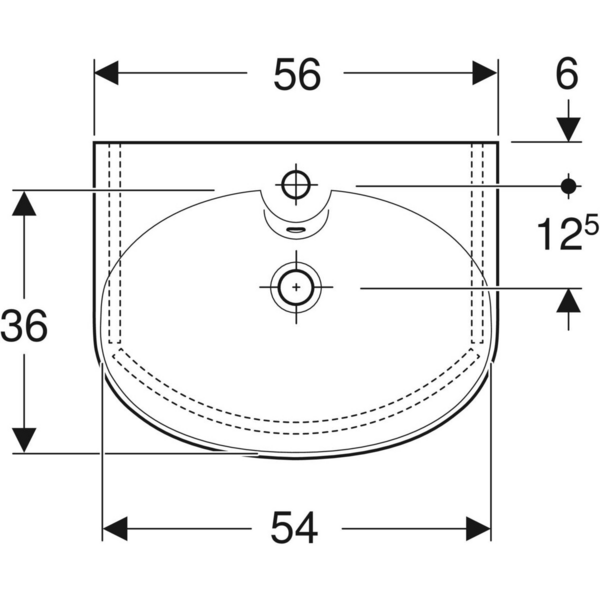Allaskaappipaketti IDO Glow L56 K69,6 S44cm valkoinen