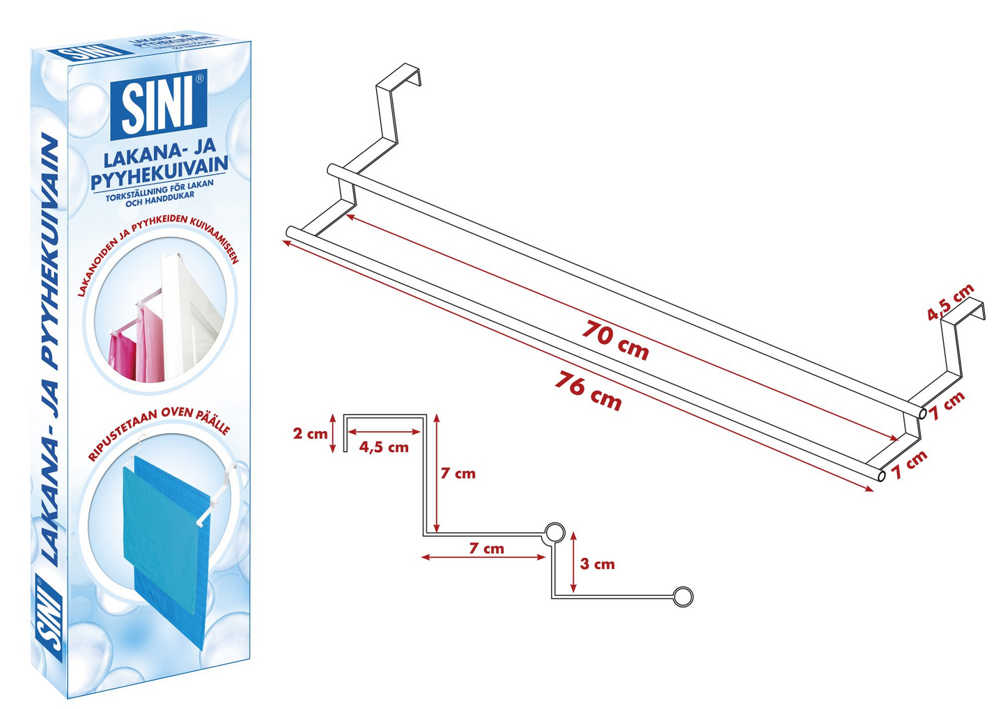 Lakana- ja pyyhekuivain SINI