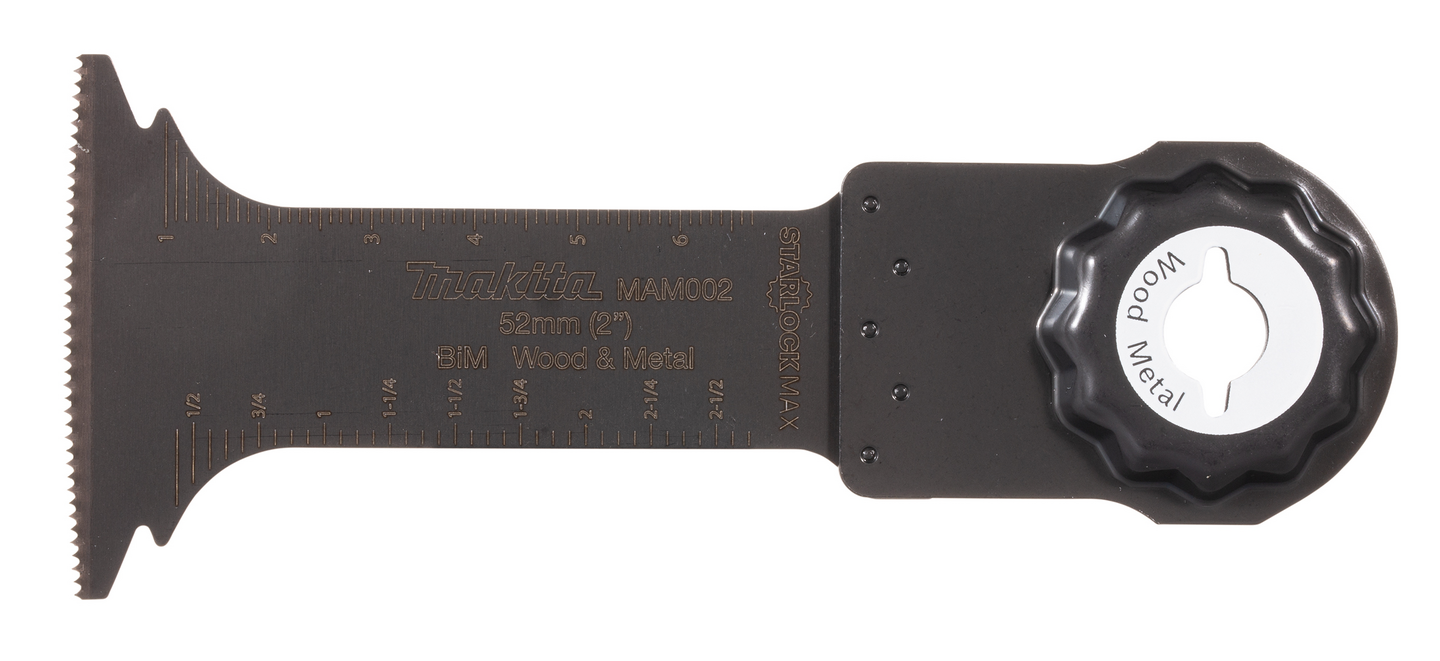Sahanterä Makita upotukseen 52mm BiM Starlock Max 5kpl