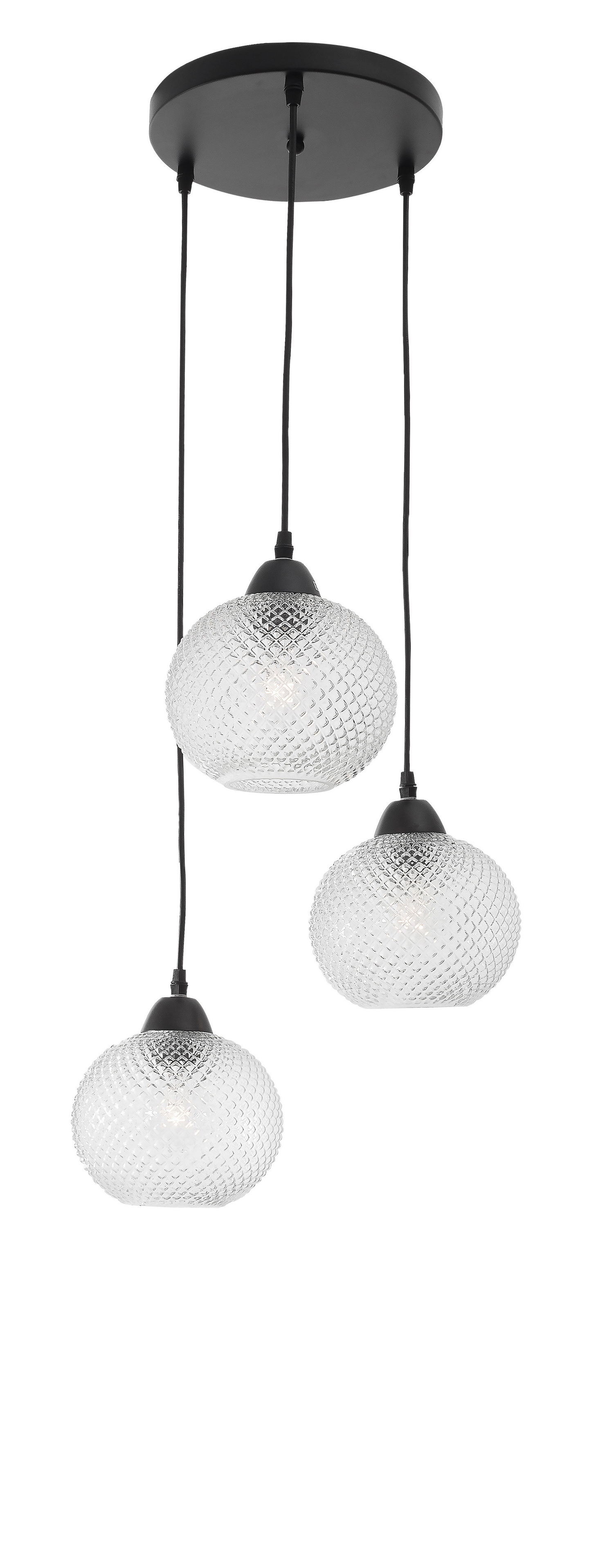 Riippuvalaisin Nova Luce Vienti/3 kirkas E27 300mm