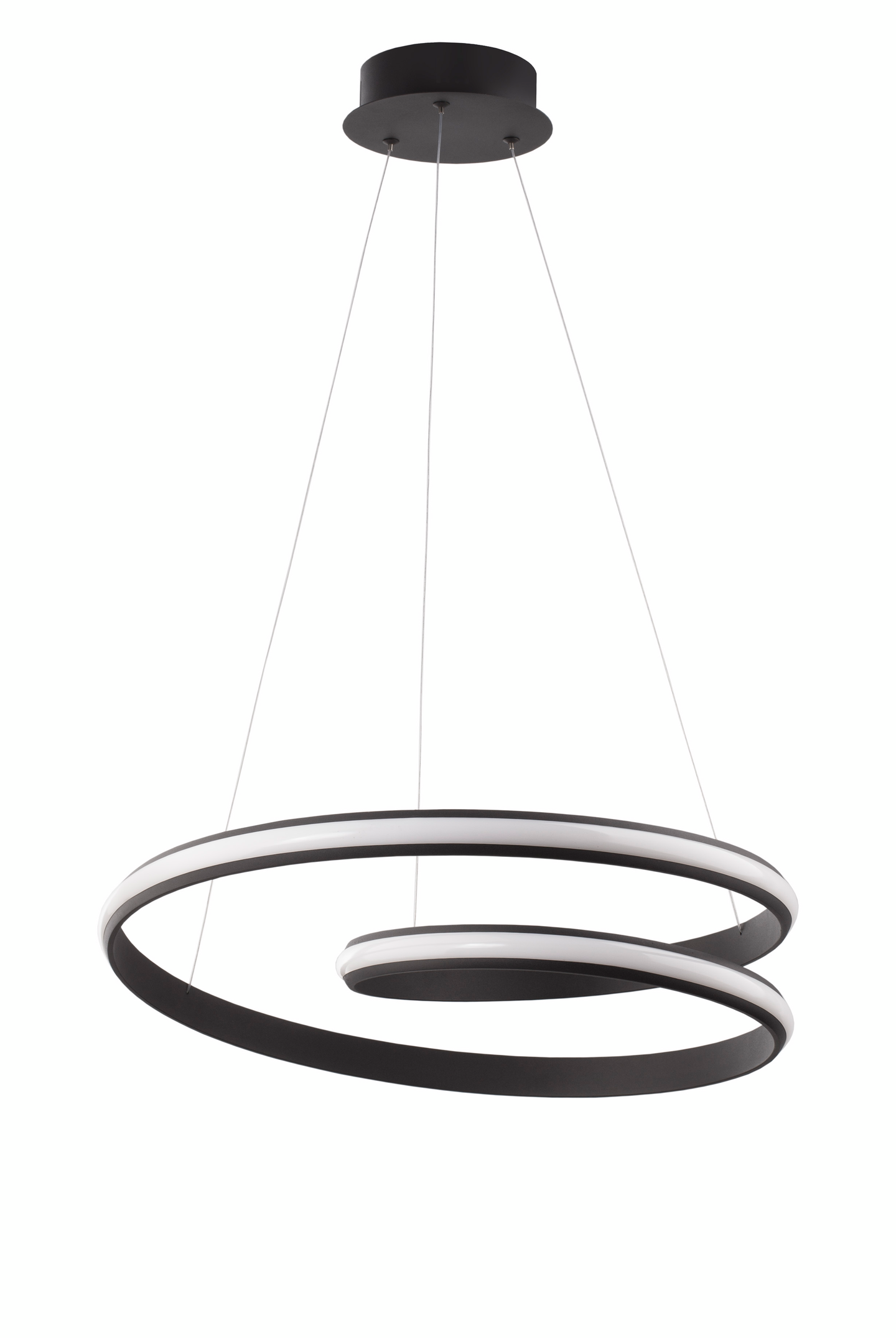 Riippuvalaisin Nova Luce Malvi musta led 550mm