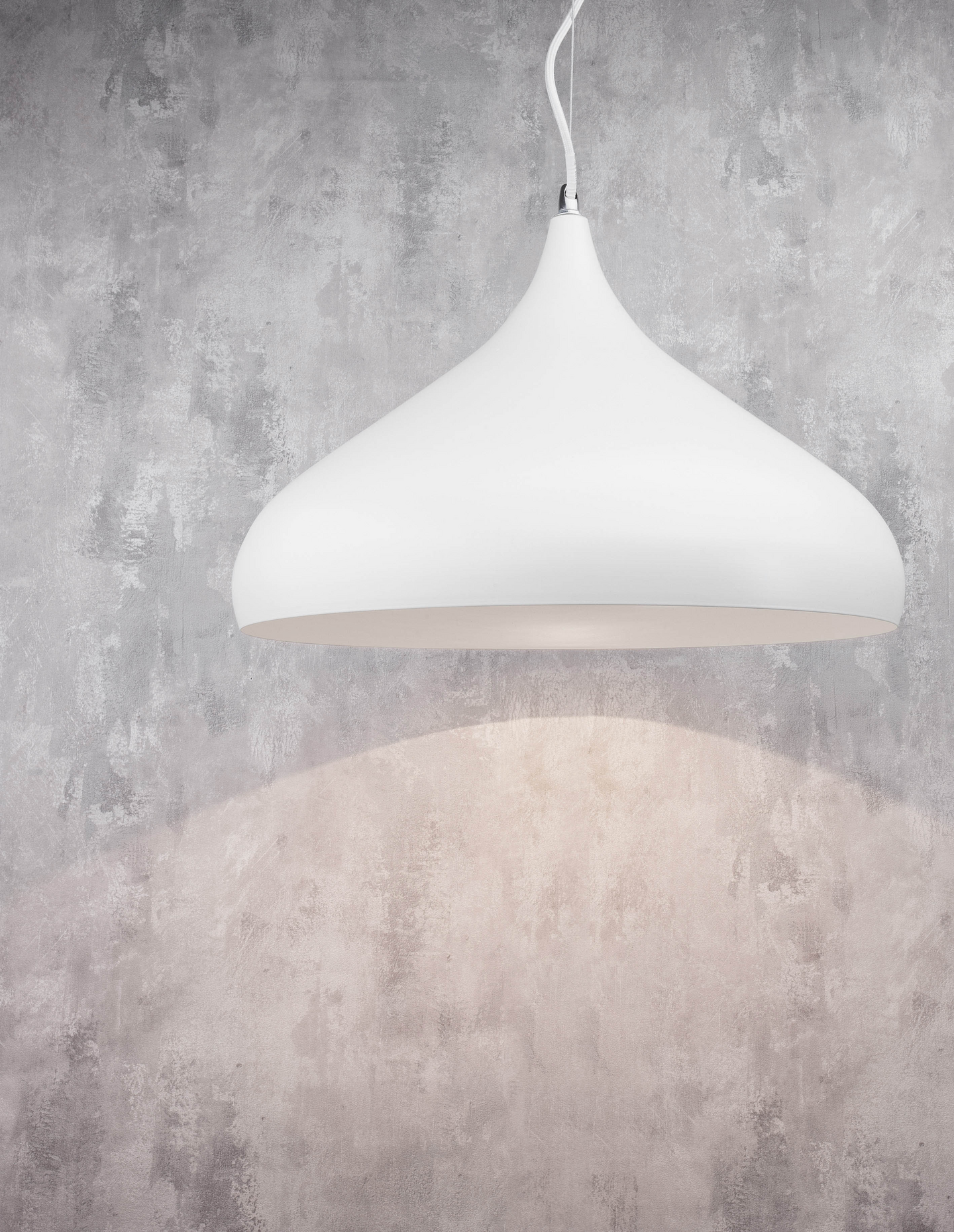 Riippuvalaisin Nova Luce Benicio valkoinen E27 420mm