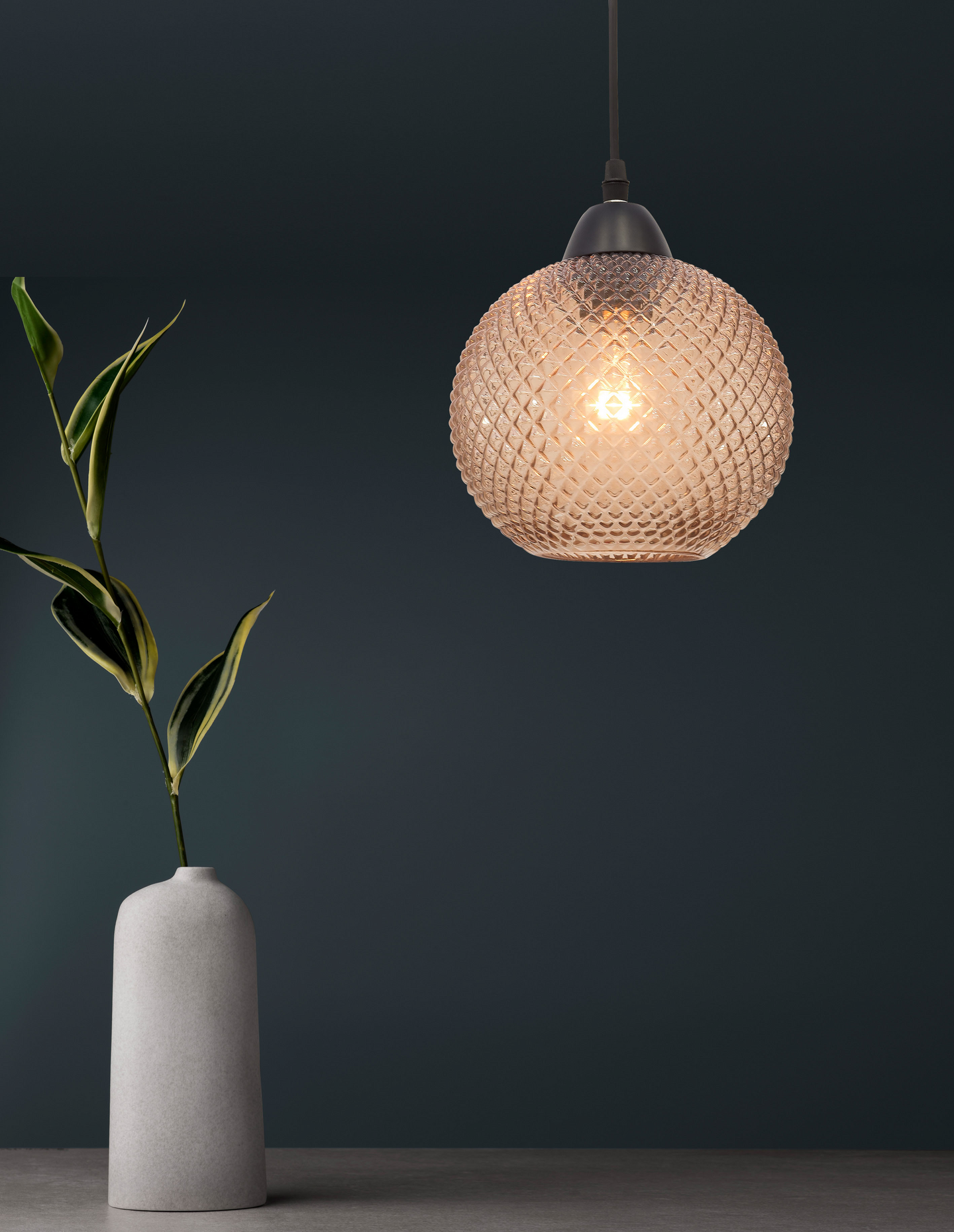 Riippuvalaisin Nova Luce Vienti okra E27 180mm