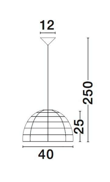Riippuvalaisin Nova Luce Melody 400mm