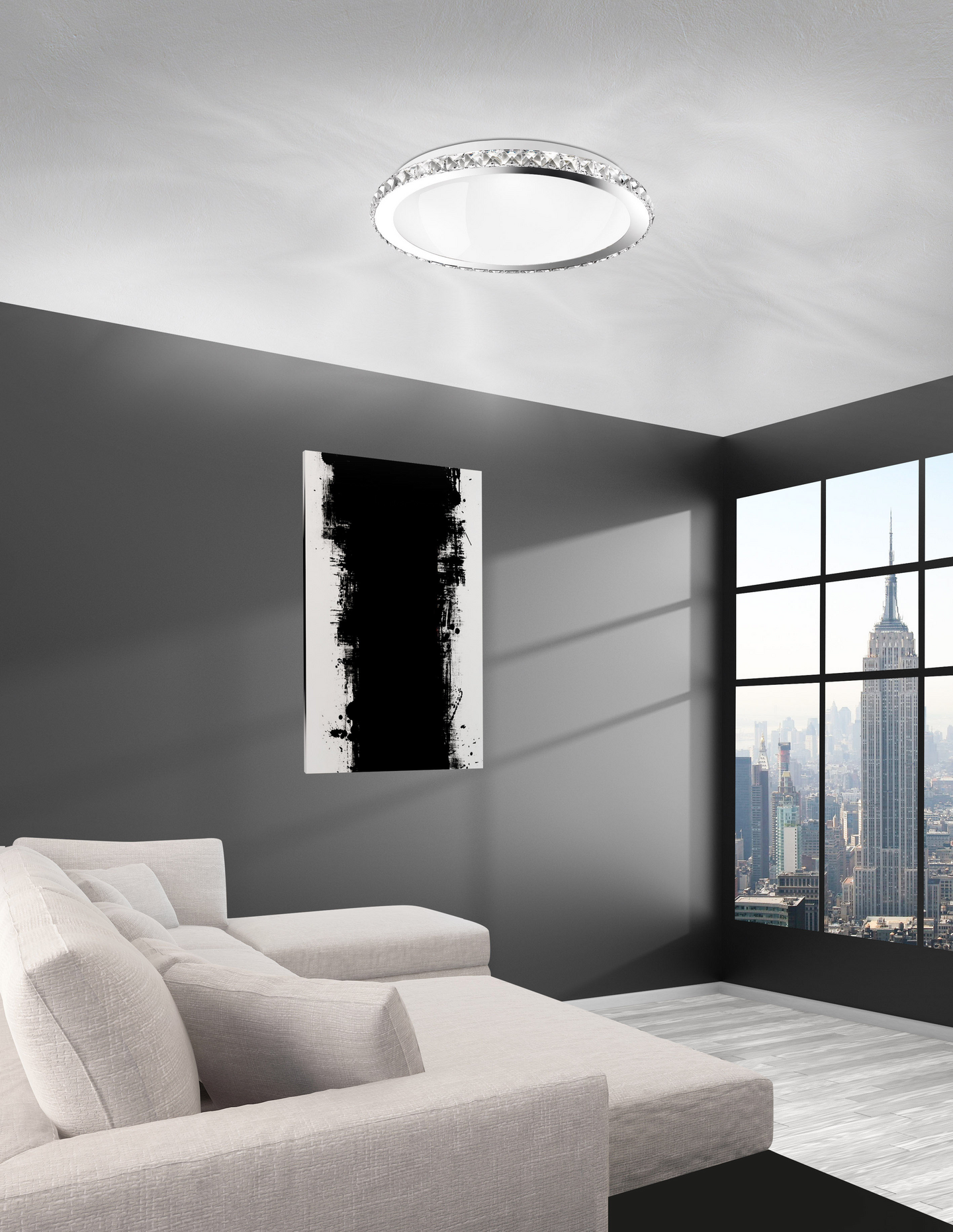 Kattovalaisin Nova Luce Palermo 4xE27 505mm