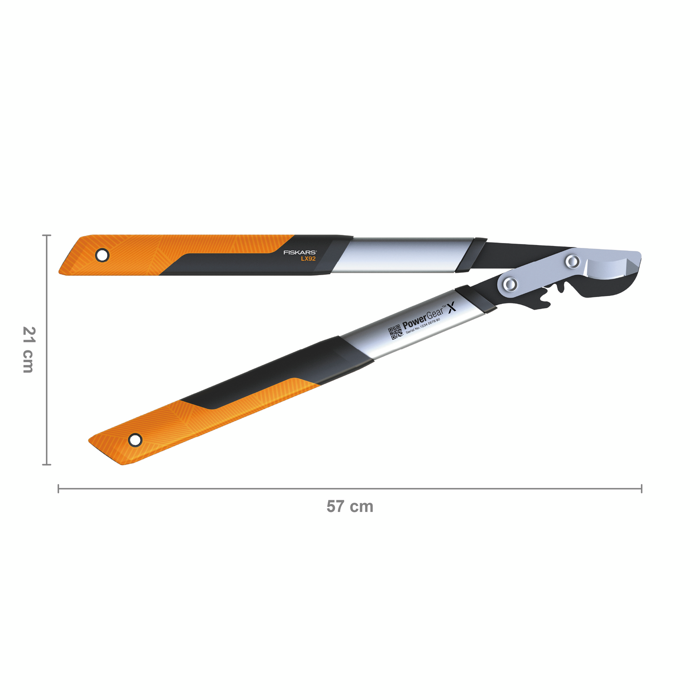 Raivaussakset Fiskars PowerGear X ohileikkaavat S
