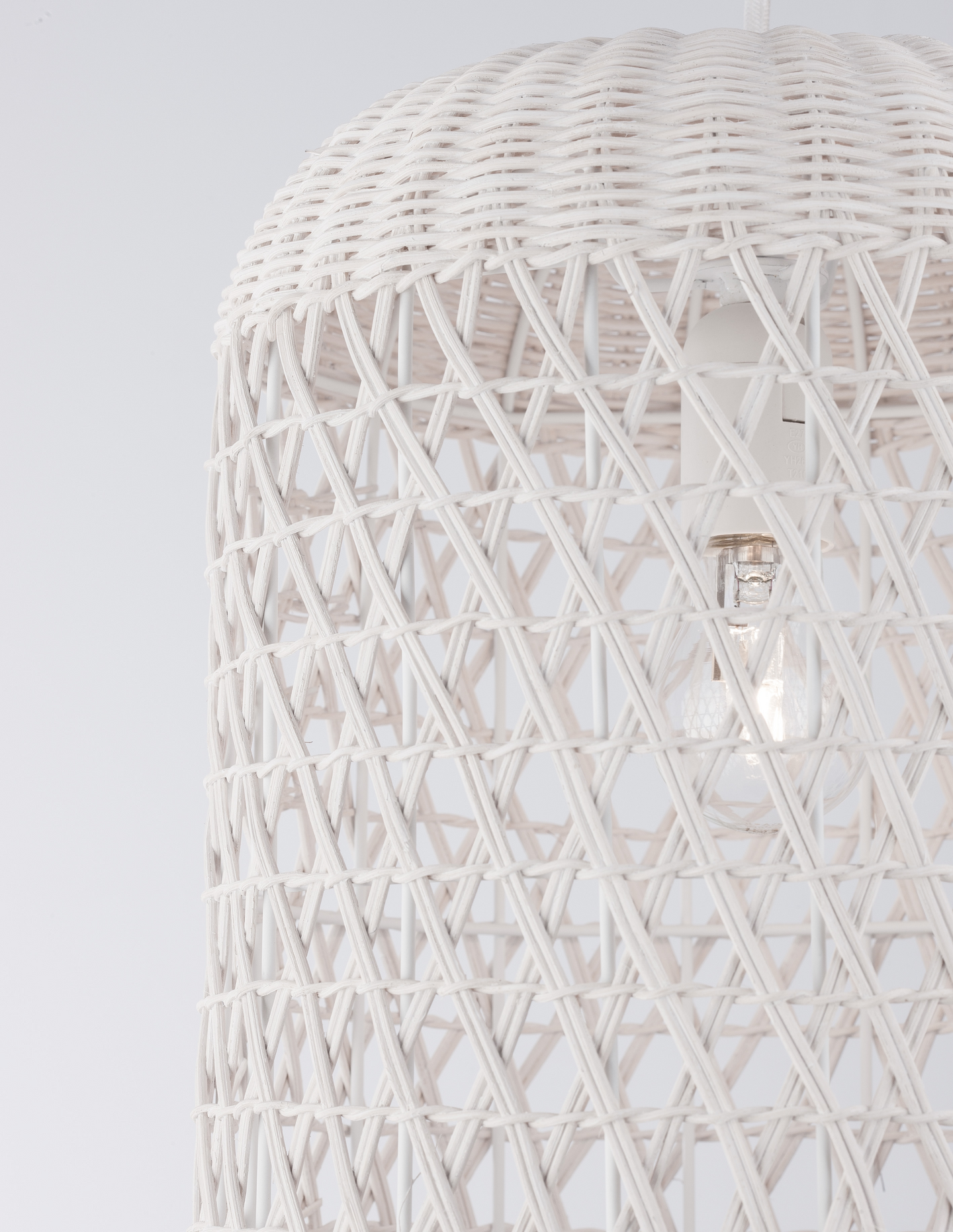 Riippuvalaisin Nova Luce Aurora valkoinen 245mm