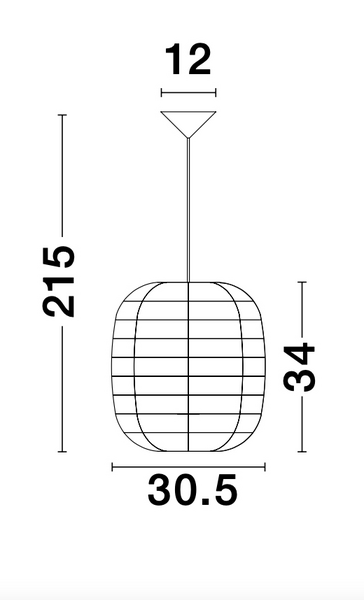 Riippuvalaisin Nova Luce Melody 305mm
