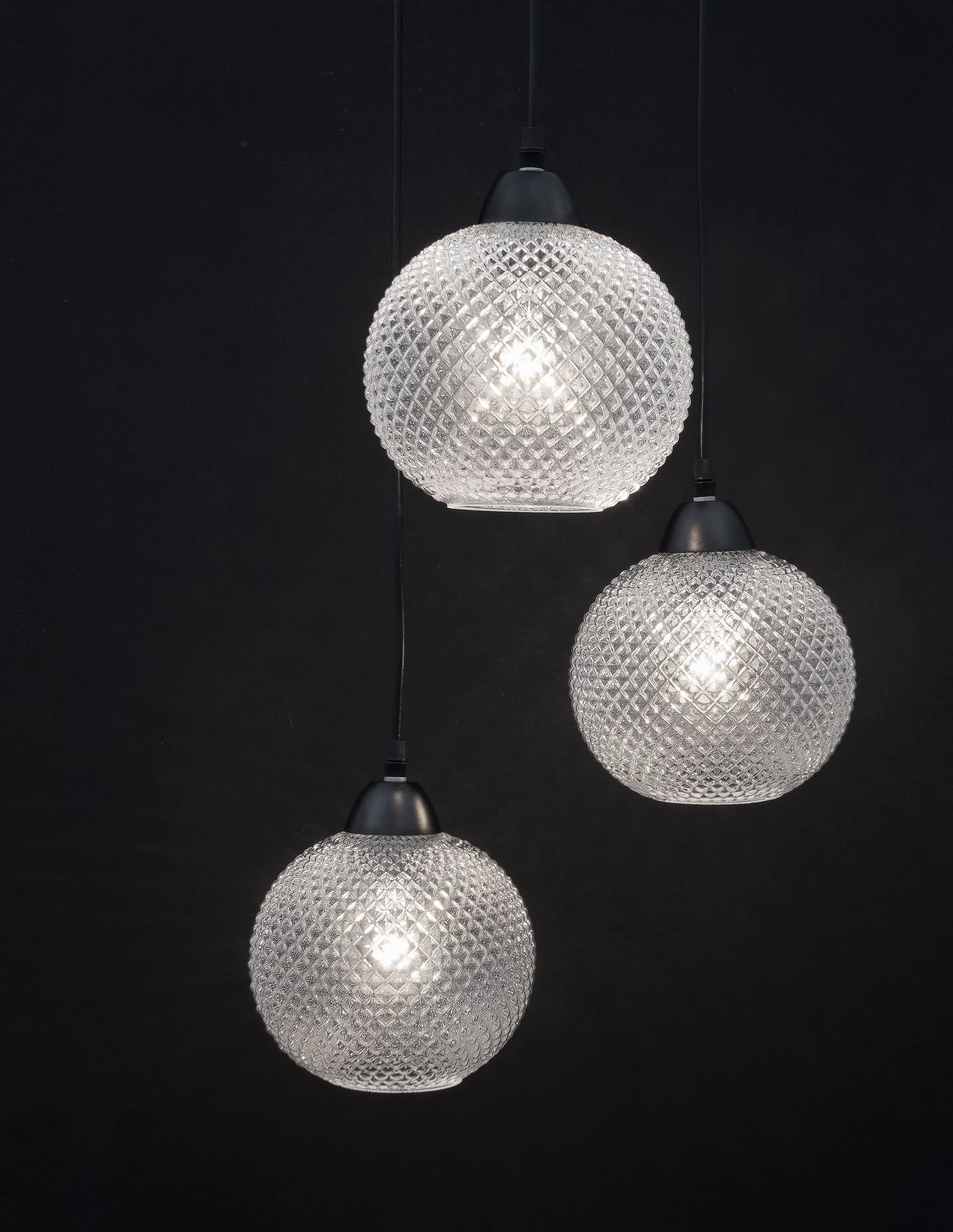 Riippuvalaisin Nova Luce Vienti/3 kirkas E27 300mm