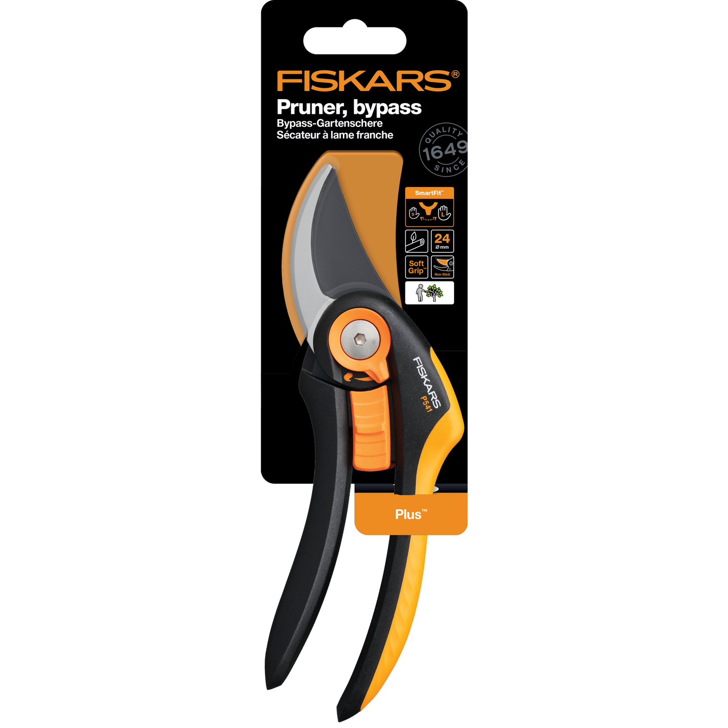 Oksasakset Fiskars ohileikkaavat Plus SmartFit P541