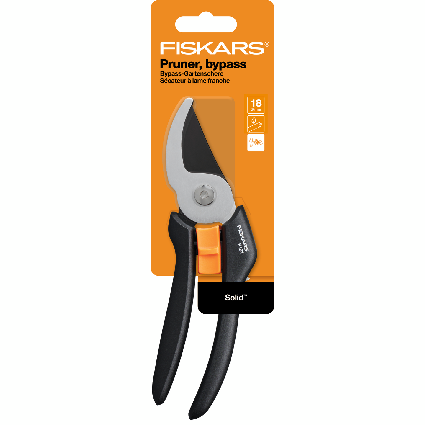 Oksasakset Fiskars ohileikkaavat Solid P121