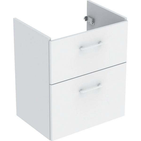 Allaskaappi IDO Glow Square valkoinen kahdella laatikolla