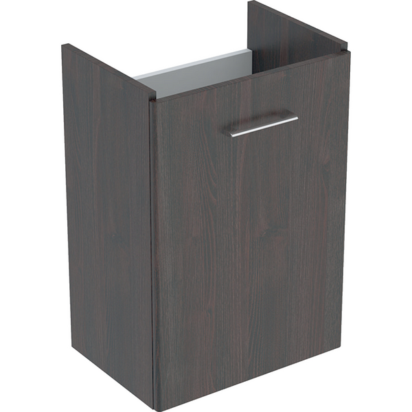 Allaskaappi IDO Glow Square tummanruskea yhdellä ovella