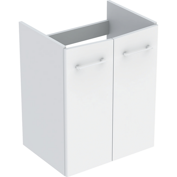 Allaskaappi IDO Glow Square 56cm L50 K62 S37cm valkoinen kahdella ovella