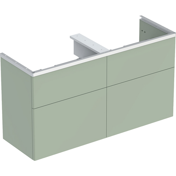 Allaskaappi IDO Glow Square 120cm L118 K64 S40cm NCS neljällä laatikolla