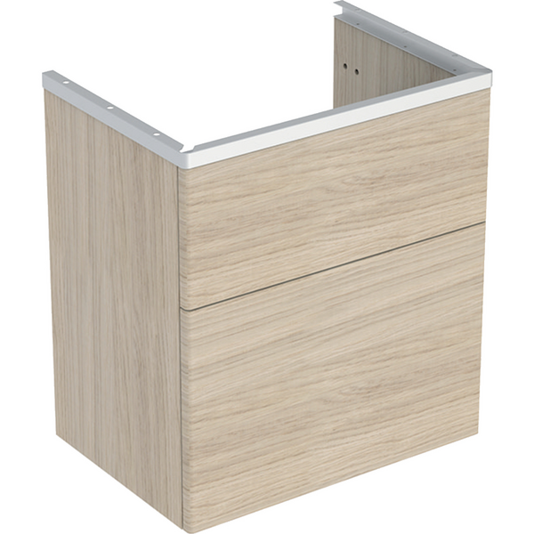 Allaskaappi IDO Glow Square tammi kahdella laatikolla